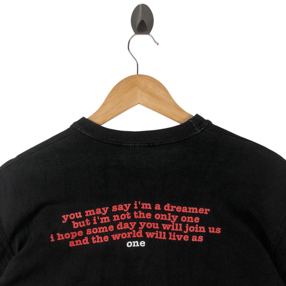 Band Tees × Hanes × Vintage Vintage 90s JOHN LENNON new york city band tees Size US L / EU 52-54 / 3 - 9 Thumbnail