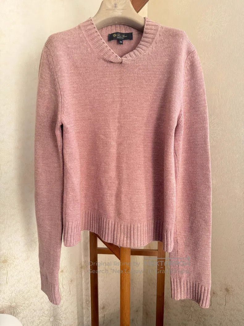 Loro Piana Loro Piana Fringed V-neck cashmere sweater Size XS / US 0-2 / IT 36-38 - 1 Thumbnail