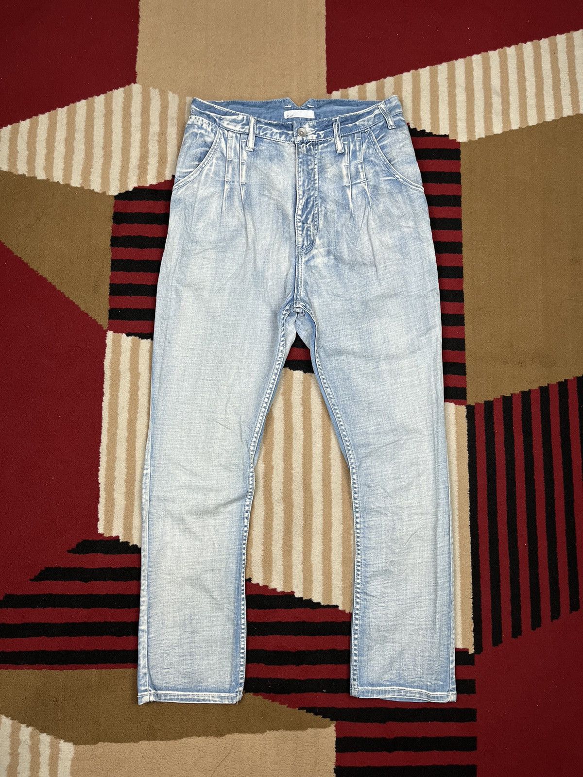 Ne-Net Jorts Pants Ne-net By Issey Miyake Indigo Dye Size US 28 / EU 44 - 1 Thumbnail
