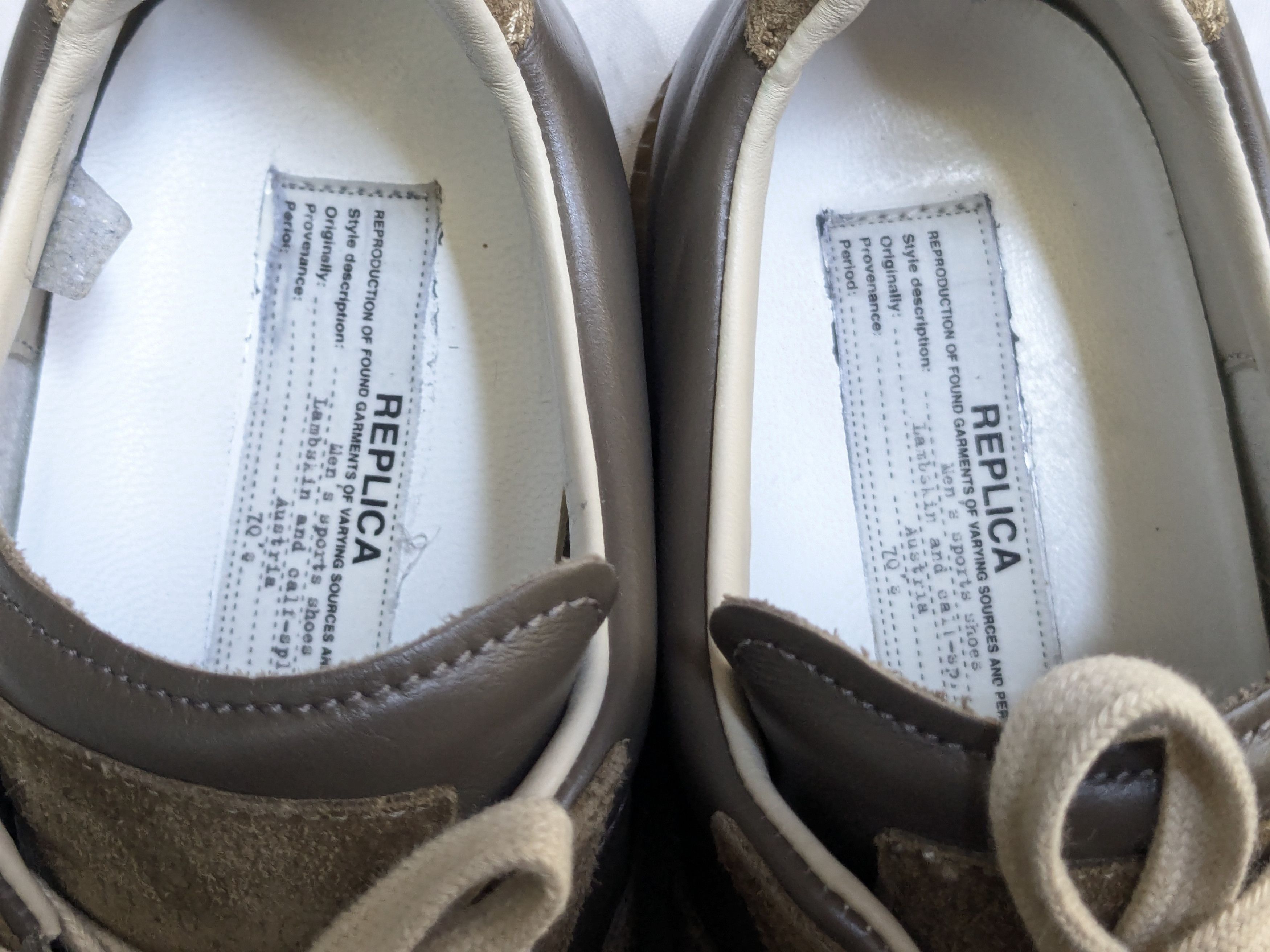 Maison Margiela Maison Margiela Replica GAT Brown 9.5 42.5 Low Tops Size US 9.5 / EU 42-43 - 5 Thumbnail