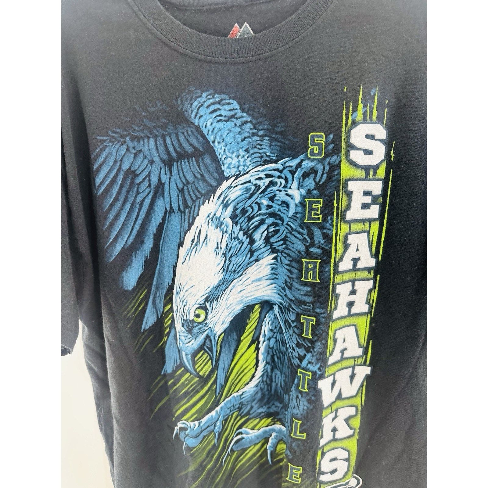 Majestic Seattle Seahawks Graphic Cartoon T-Shirt XL Vintage Majestic Size US XL / EU 56 / 4 - 2 Thumbnail