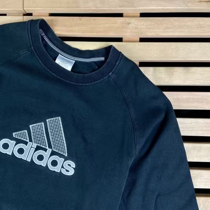 Adidas × Vintage Mens Sweatshirt Adidas Big Logo Size M Size US M / EU 48-50 / 2 - 2 Thumbnail