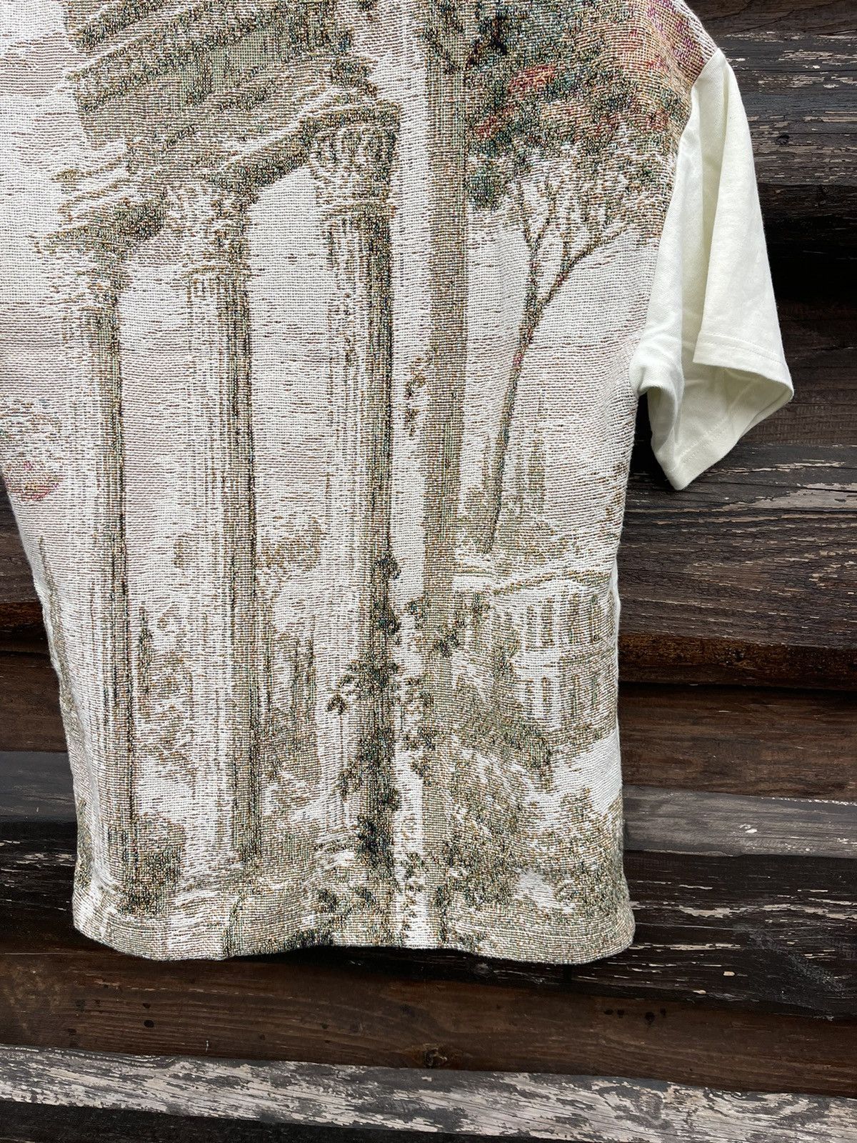 Designer Liv Sin Pray embroidered full back antique t-shirt tee hand Size US XS / EU 42 / 0 - 4 Thumbnail