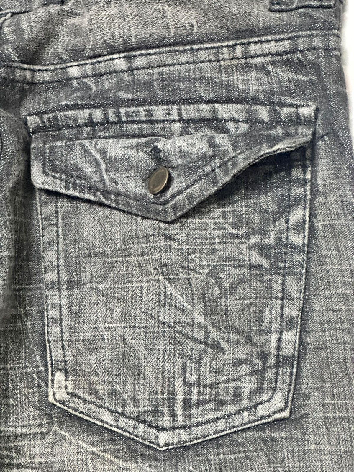 Vintage K.U.I. Cargo Jeans | Rare Japanese Streetwear | Flared Faded Size US 34 / EU 50 - 15 Thumbnail