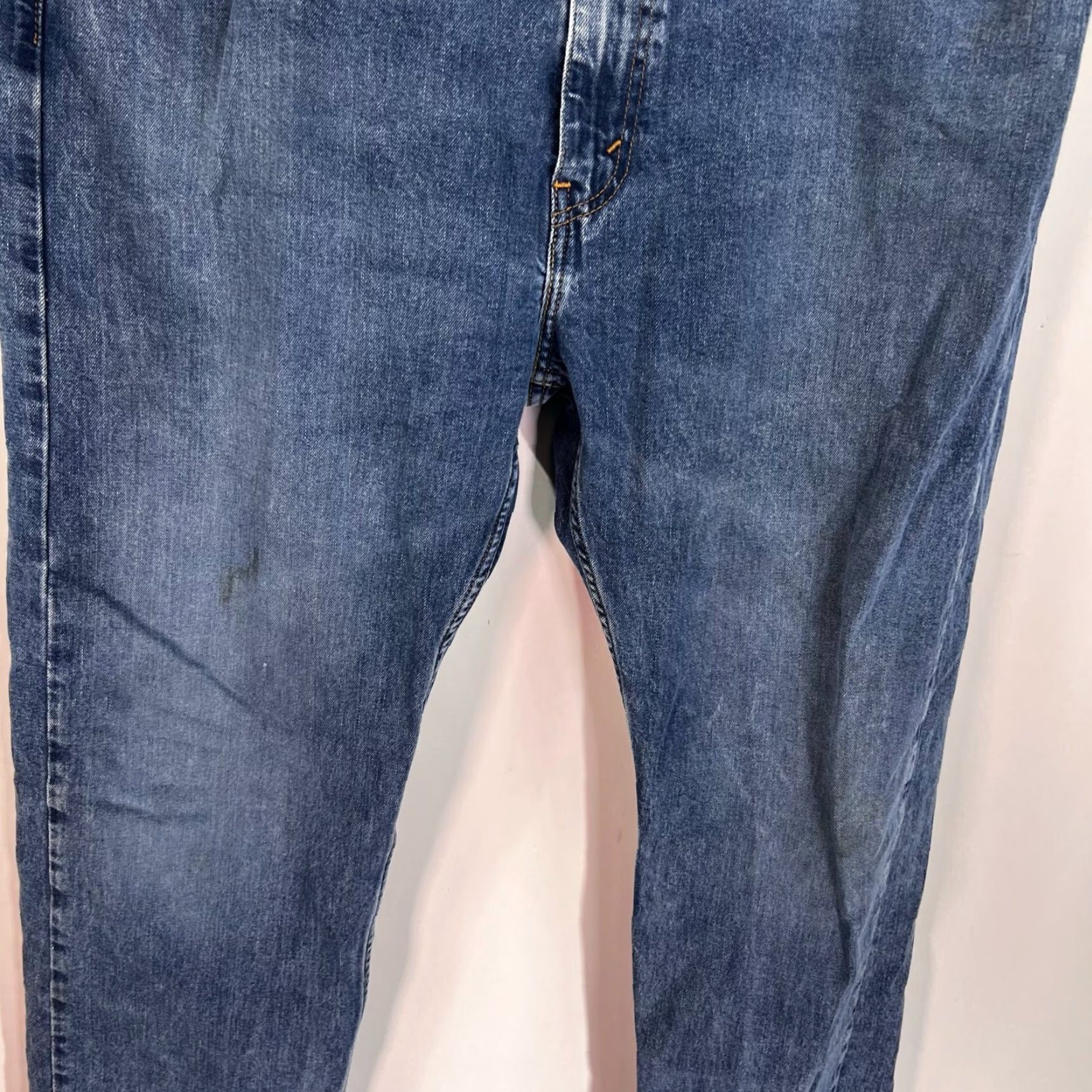 Levi's Levi's 505 Denim Jeans Mens Size 36 Blue Regular Fit Straight 36X29 Jean Size US 36 / EU 52 - 3 Thumbnail