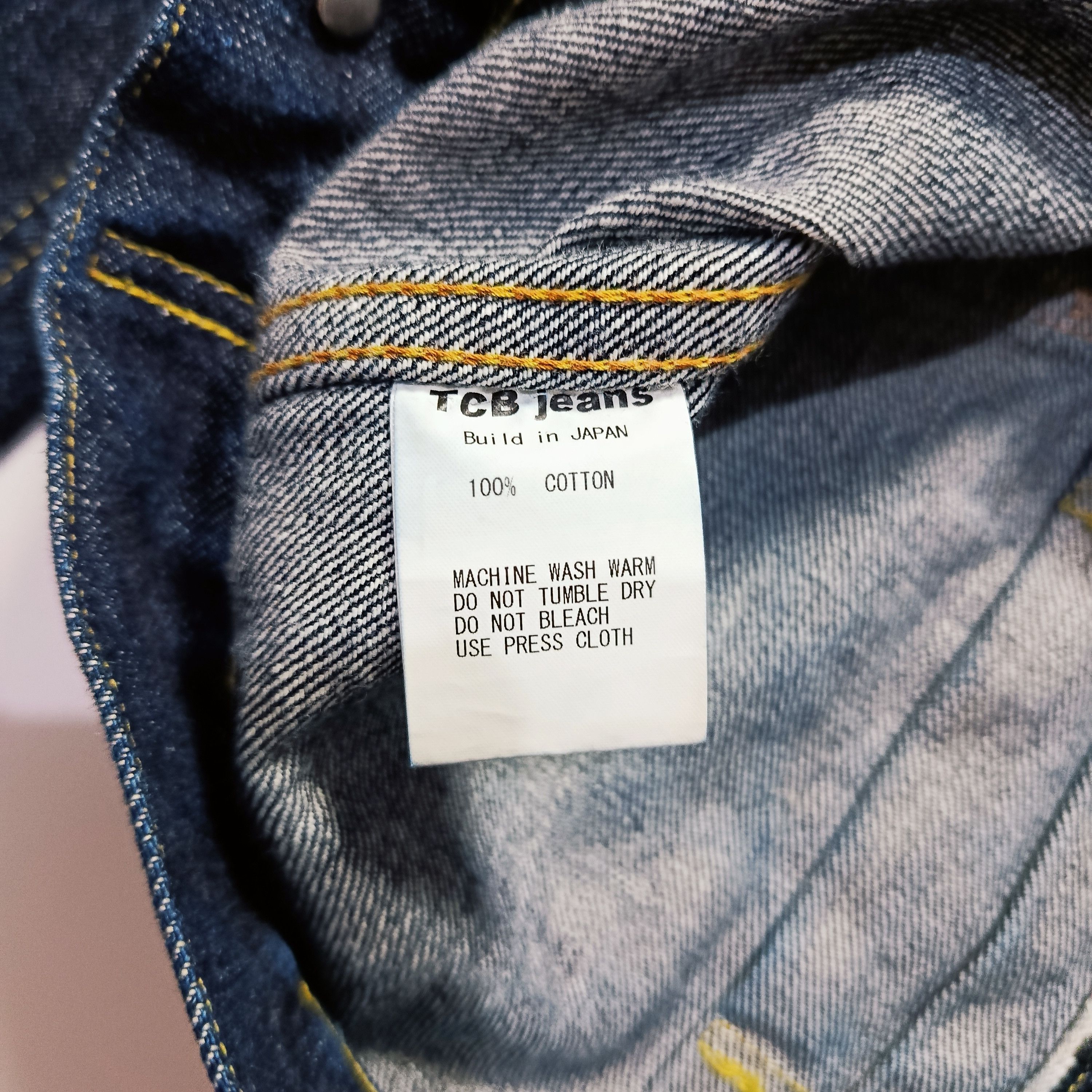 TCB Jeans TCB Jeans Type II Selvedge Denim Jacket Japan Size US S / EU 44-46 / 1 - 11 Thumbnail