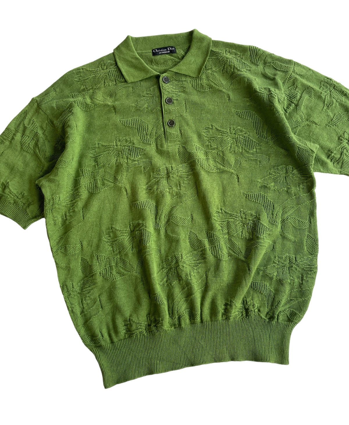 Christian Dior Monsieur CD Monsieur Luxury Knitwear Shortsleeve Sweater Size US M / EU 48-50 / 2 - 1 Thumbnail