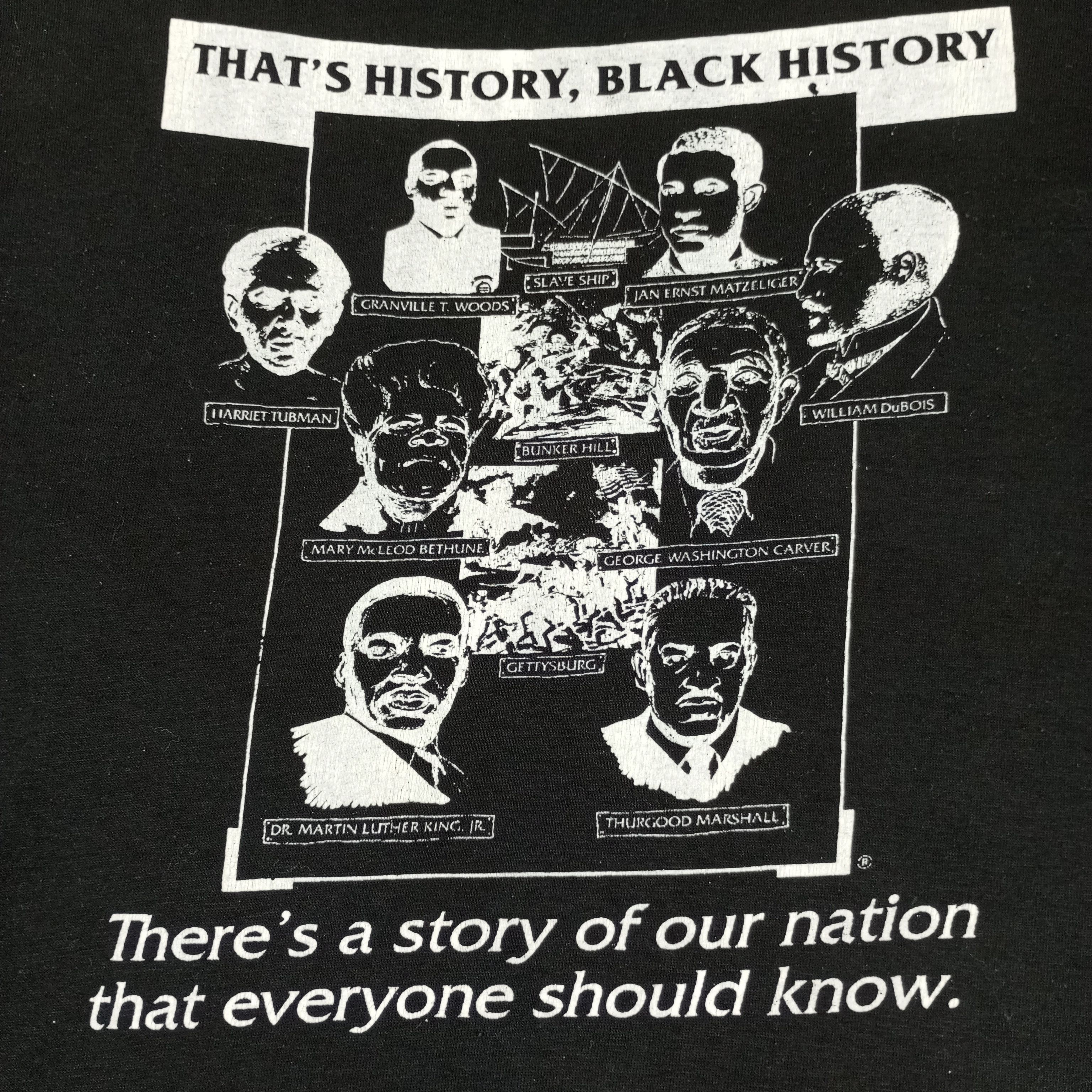 Vintage That's History Black History Vintage Tshirt Size US L / EU 52-54 / 3 - 2 Thumbnail