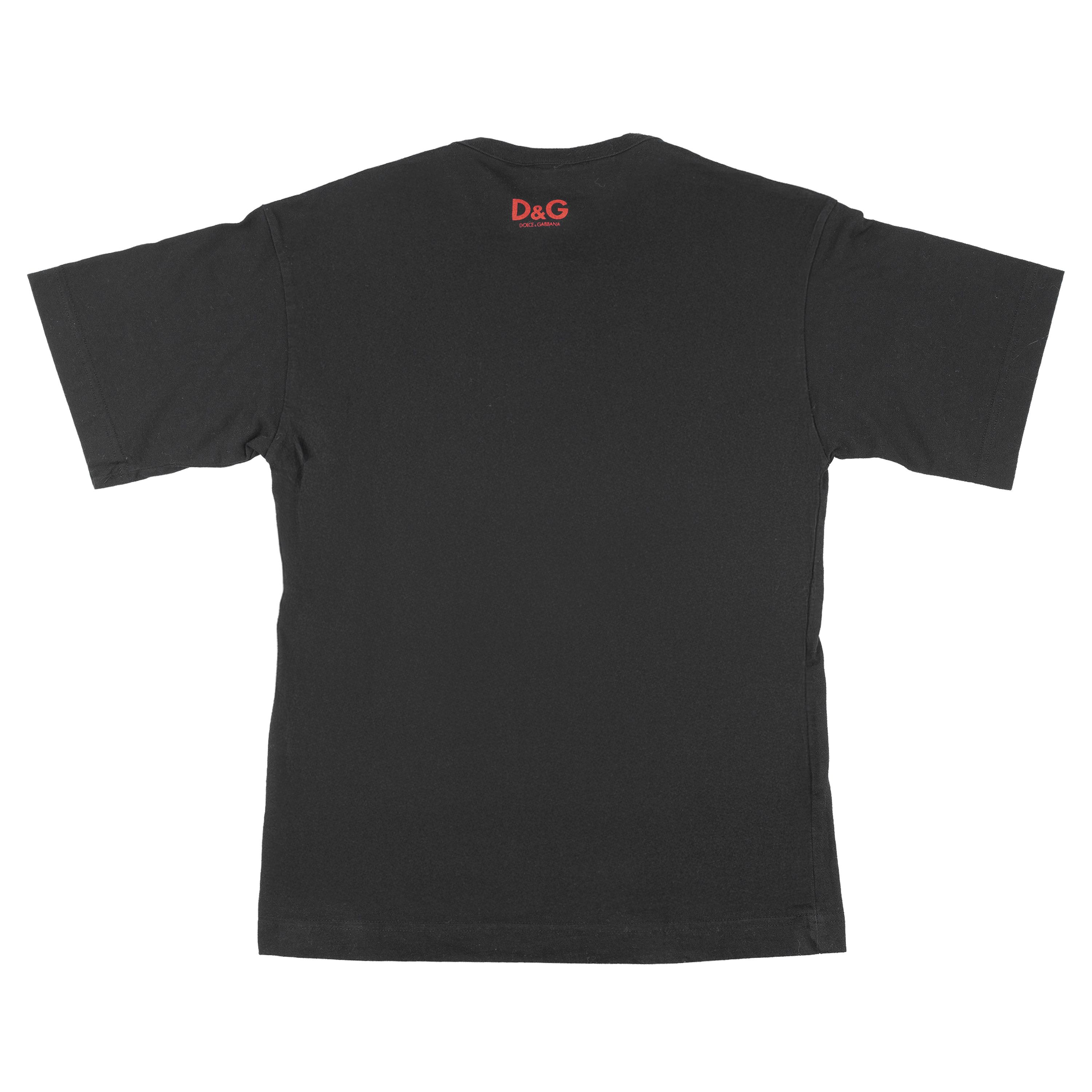Dolce & Gabbana Dolce & Gabbana Vintage Night Safari Print Black T-Shirt Size US M / EU 48-50 / 2 - 4 Thumbnail