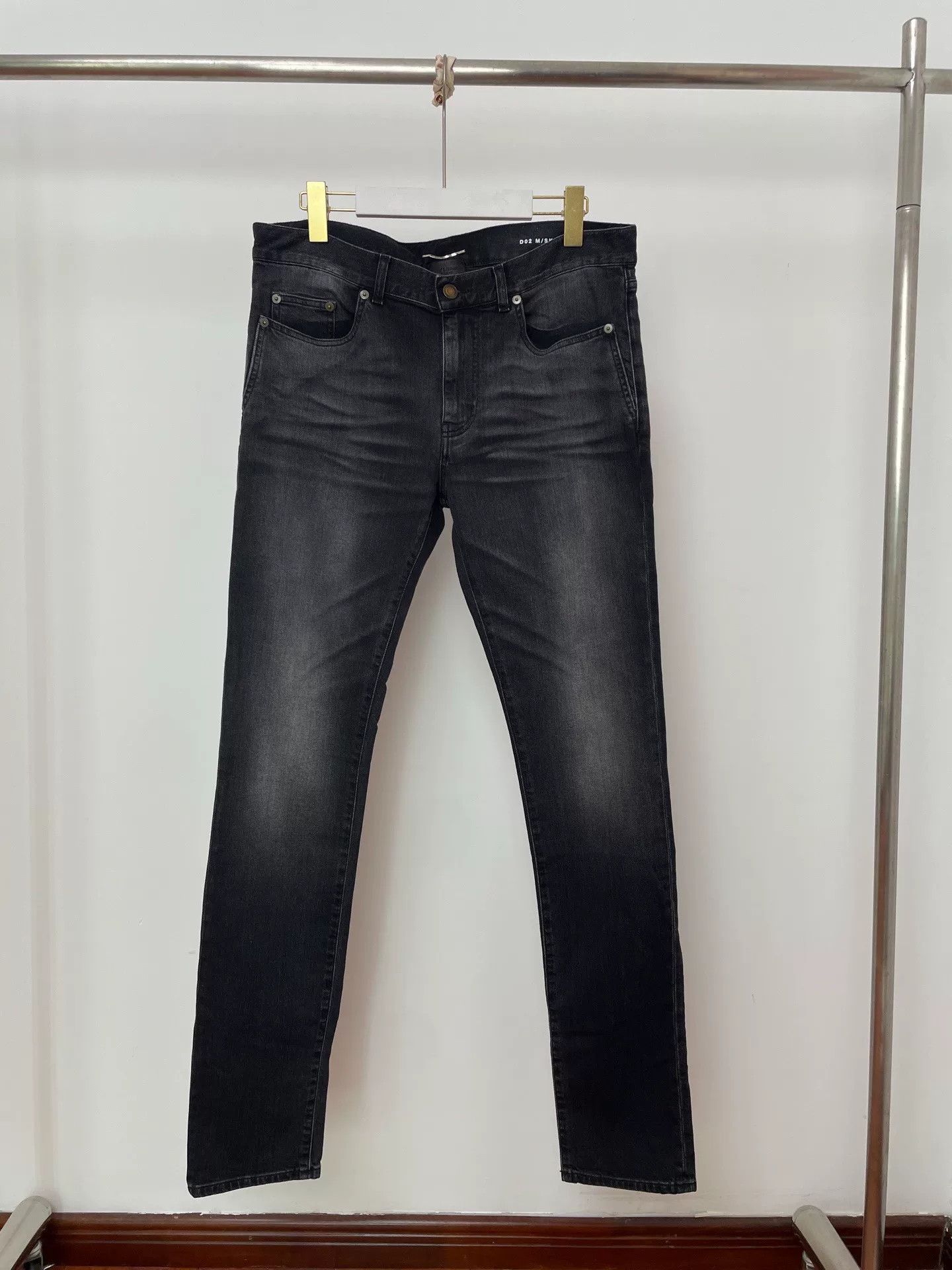Saint Laurent Paris Saint Laurent Straight Jeans Size US 30 / EU 46 - 1 Thumbnail