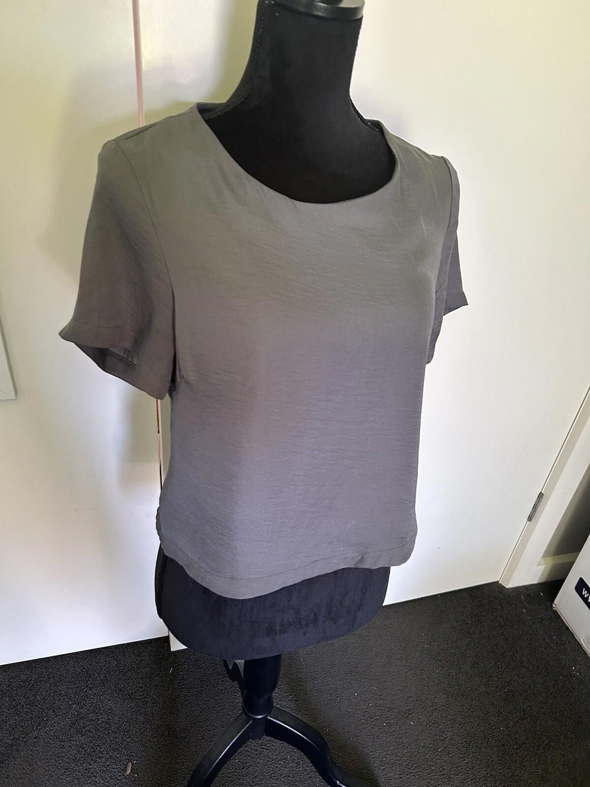 Designer PERFECT STRANGER Green Khaki Formal Short Top - Sz 8 Size M / US 6-8 / IT 42-44 - 4 Thumbnail