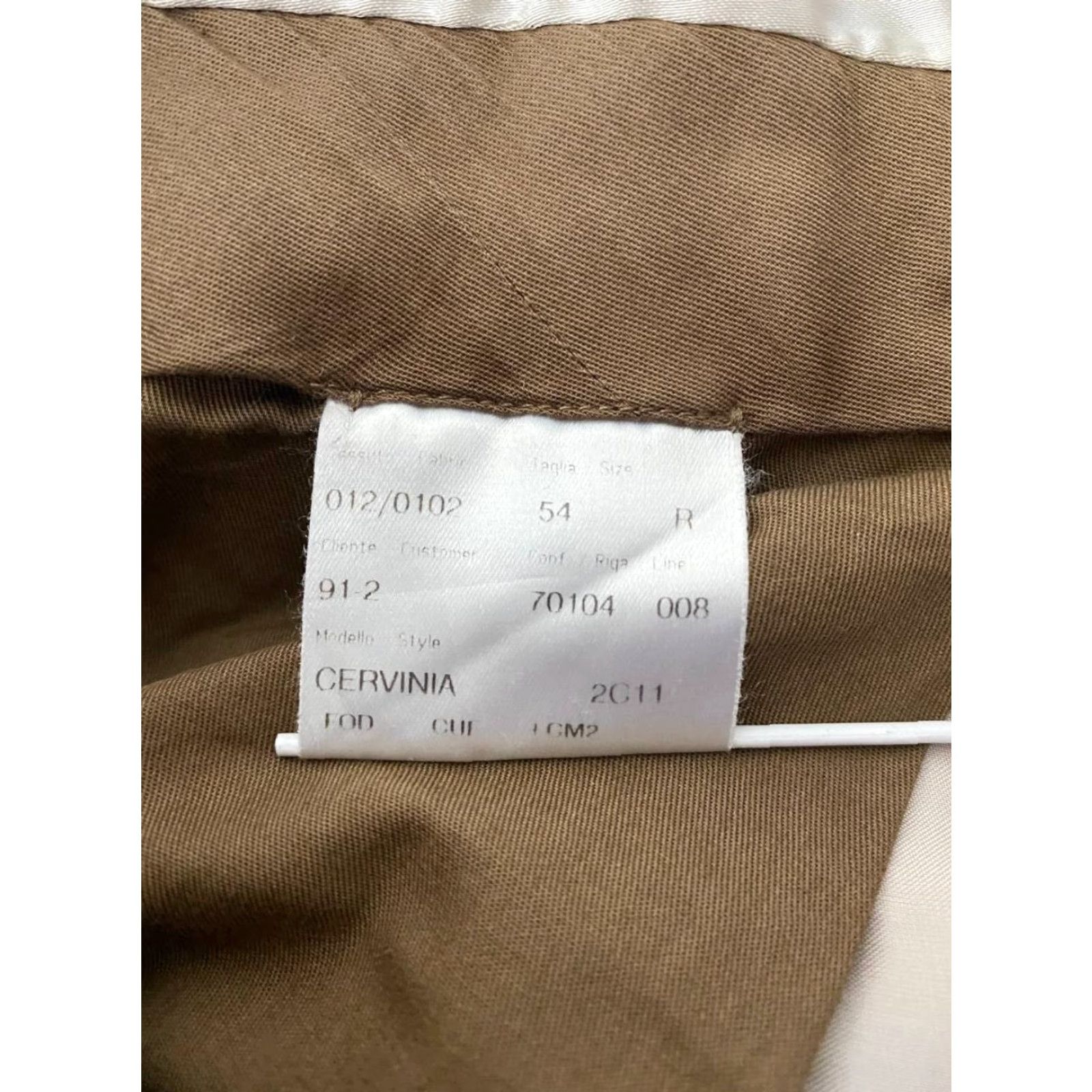 Brioni Brioni Cervinia Pants Casual Brown Corduroy Button Logo 54 Regular Men’s Pants Size US 38 / EU 54 - 2 Thumbnail