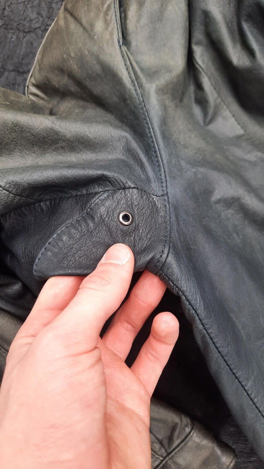 Designer Georgetown Leather Design Genuine Jacket Mens Black Vintage Size US M / EU 48-50 / 2 - 6 Thumbnail