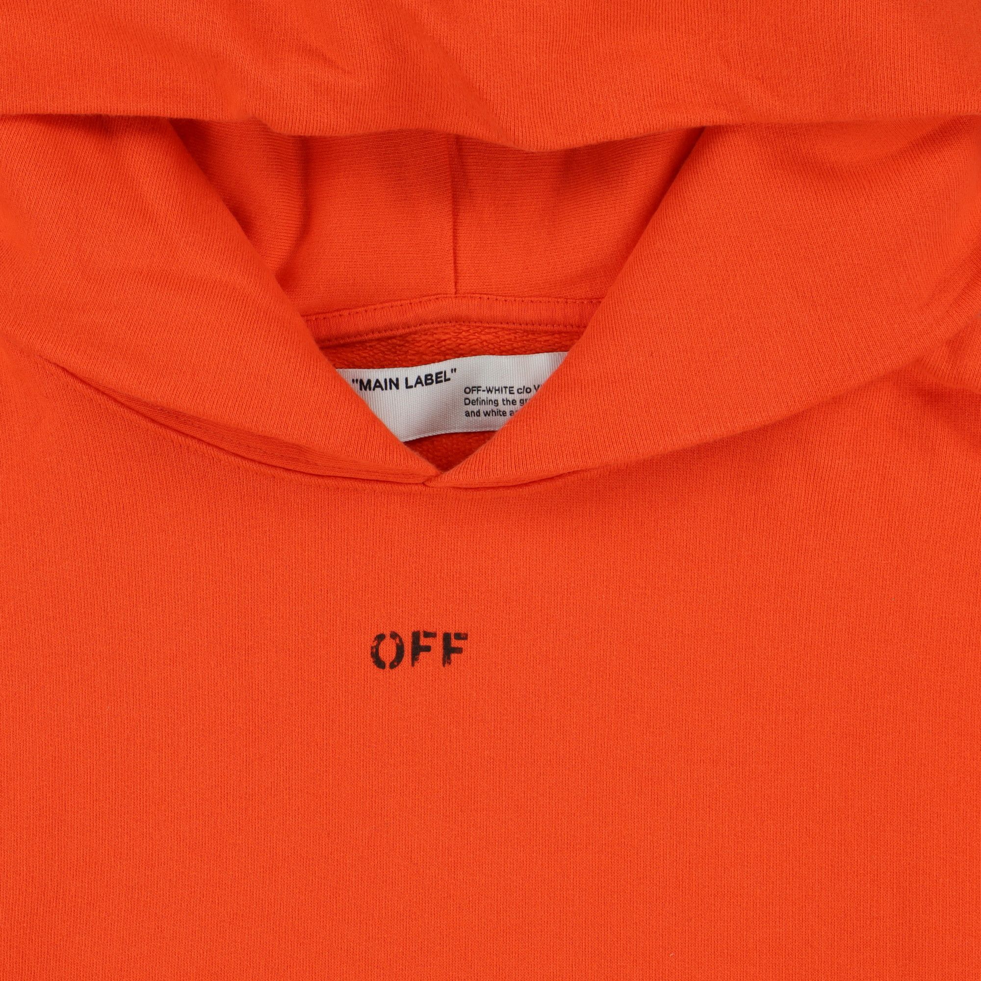Off-White Orange Spayed Stencil Arrows Hoodie Size US M / EU 48-50 / 2 - 6 Thumbnail