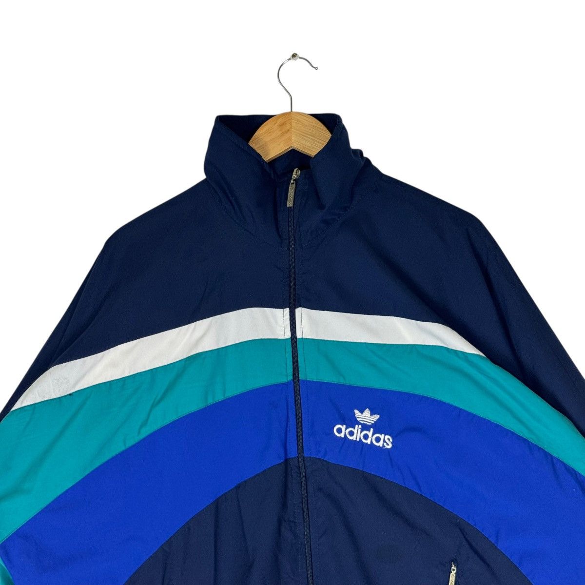 Adidas Vintage Adidas Sportswear Jacket Size US L / EU 52-54 / 3 - 3 Thumbnail