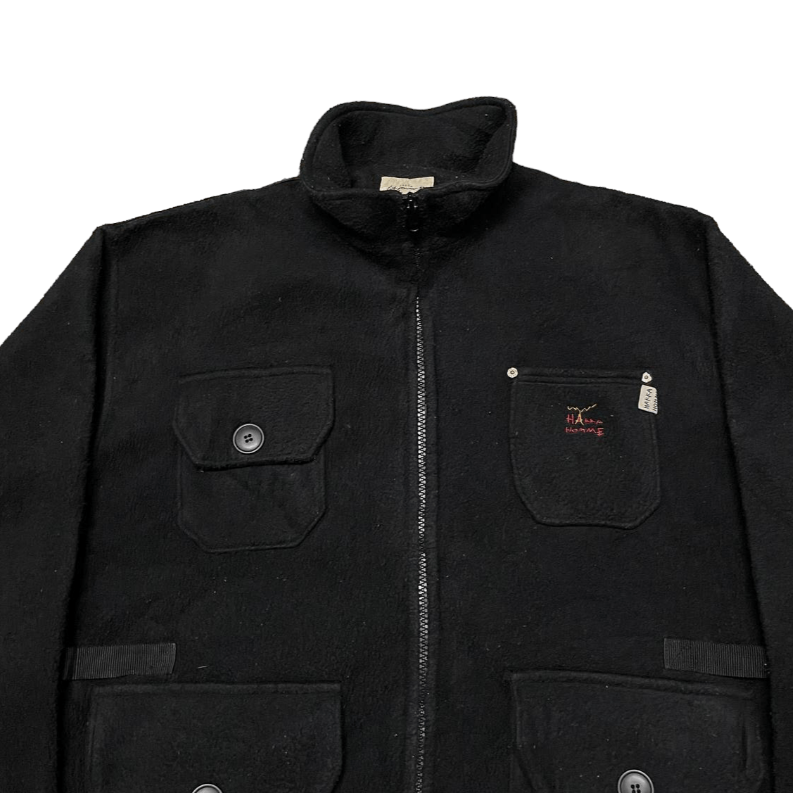 Vintage Hakka Homme Fleece Multi Pocket Jacket