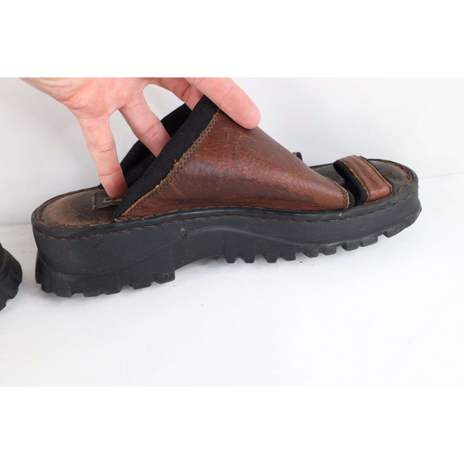 Caterpillar Vintage 90s Y2K Cat Caterpillar Chunky Platform Sandals Size US 9 / IT 39 - 9 Thumbnail