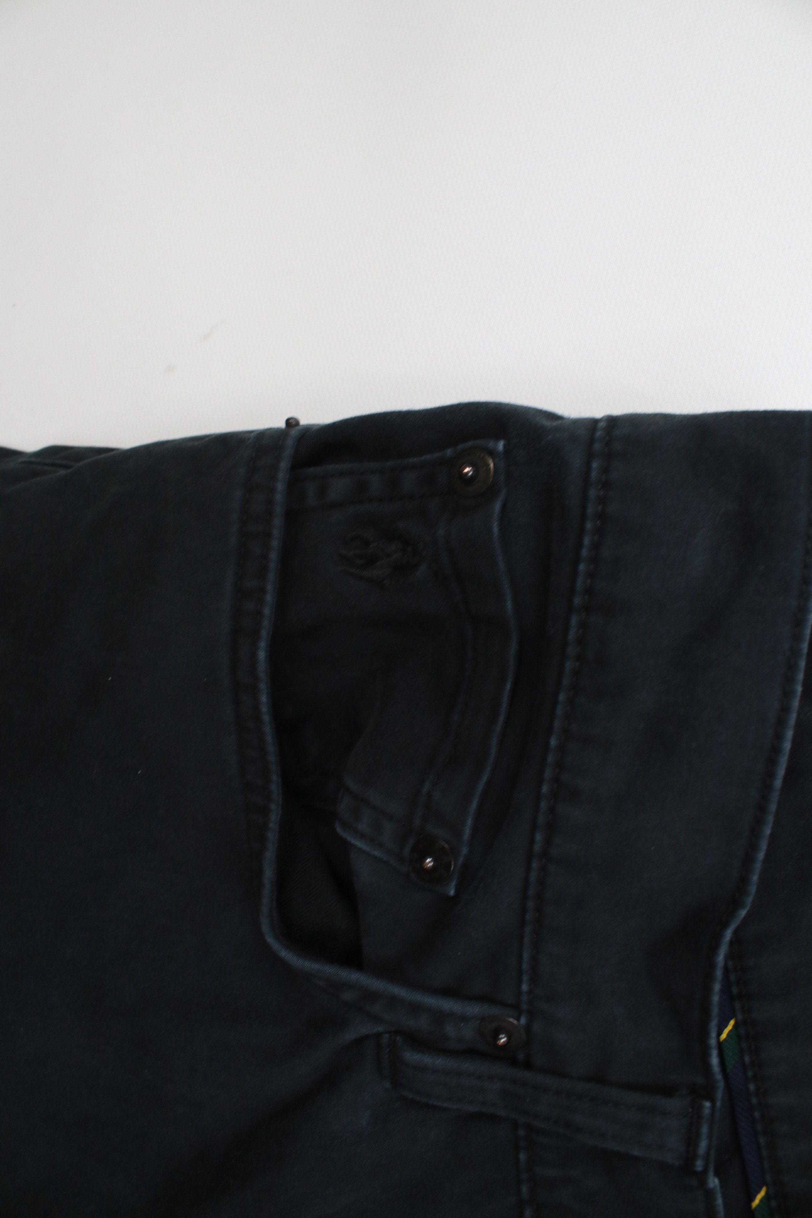 Polo Ralph Lauren Vintage Y2K Ralph Lauren Slim Straight Leg Pants Black Size US 33 - 9 Thumbnail