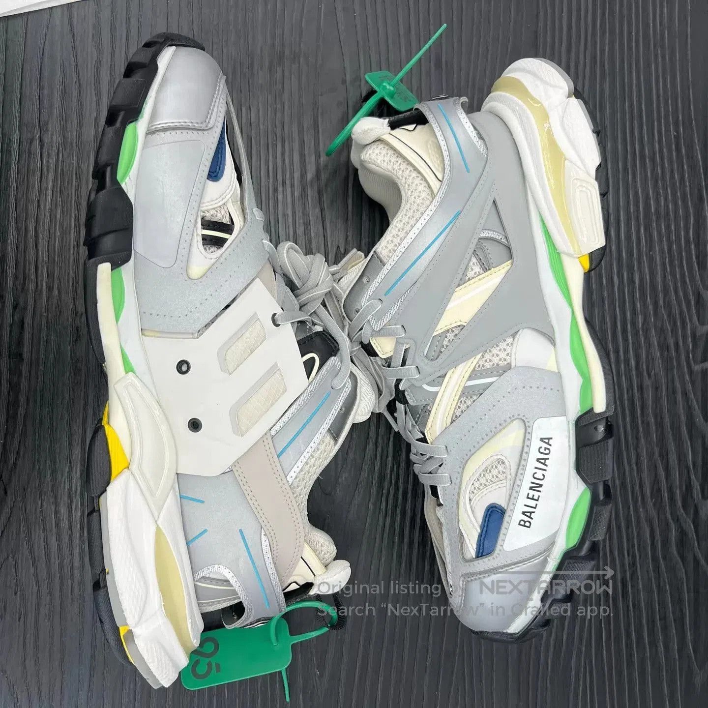 Balenciaga Gray Low-Top Sneakers Size 10. Size US 10 / EU 43 - 2 Thumbnail