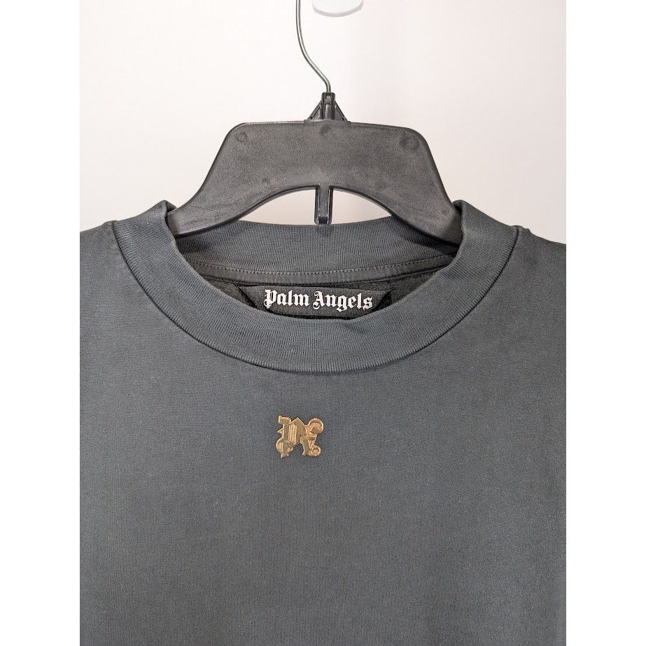 Palm Angels o1rshd1 Foggy PA Logo Over T-Shirt in Black / White Size US M / EU 48-50 / 2 - 4 Thumbnail