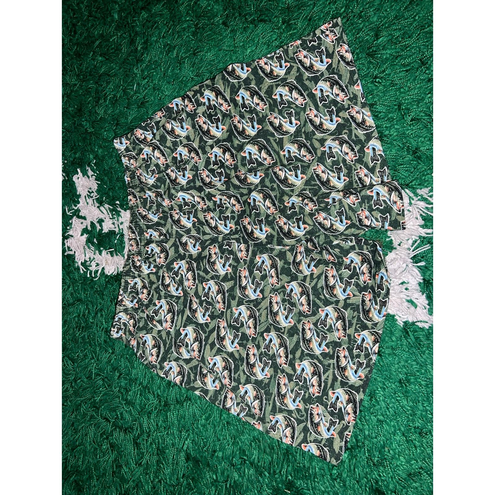Vintage Vintage Quality Classics Fish Trout Fishes Boxer Bottoms VTG Size 32 - 7 Thumbnail