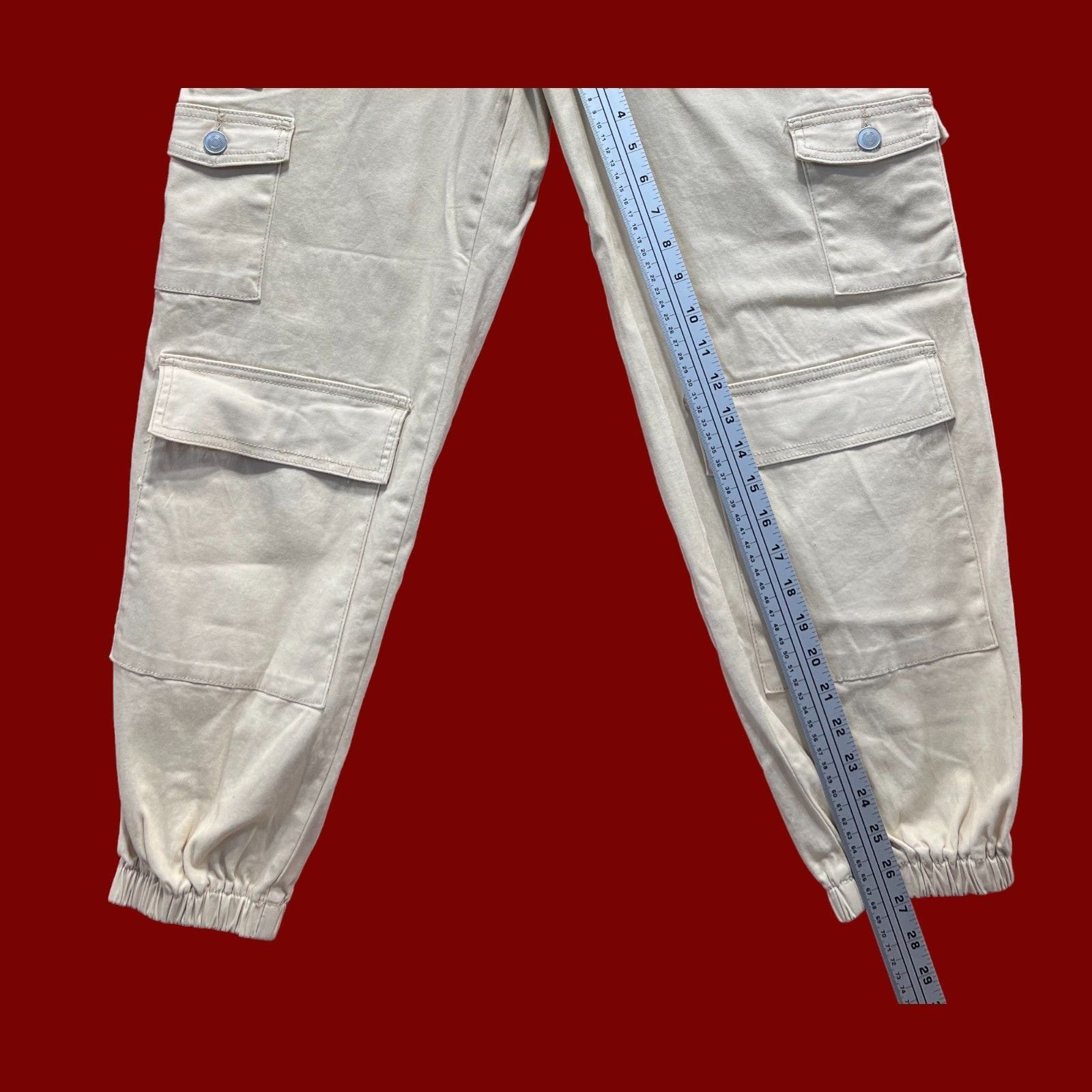rue21 Rue 21 - Women's High-Rise Baggy Cargo Jogger - Medium Stret Size 28" / US 6 / IT 42 - 6 Thumbnail