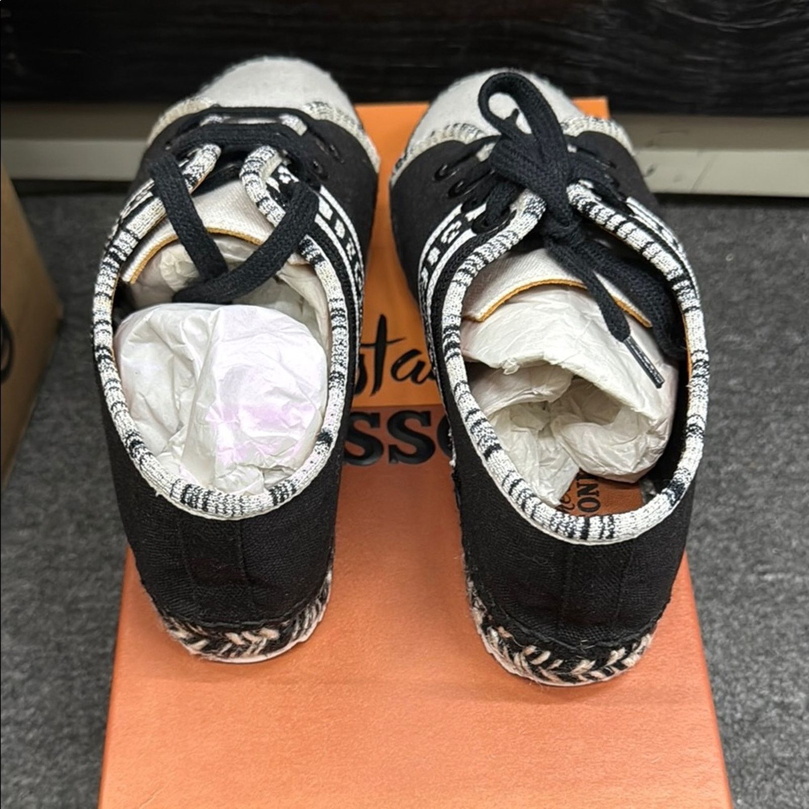 Missoni NWT Missoni Men's Black White Lace Up Sneaker Shoes 36 US 6 Size US 6 / IT 36 - 4 Thumbnail