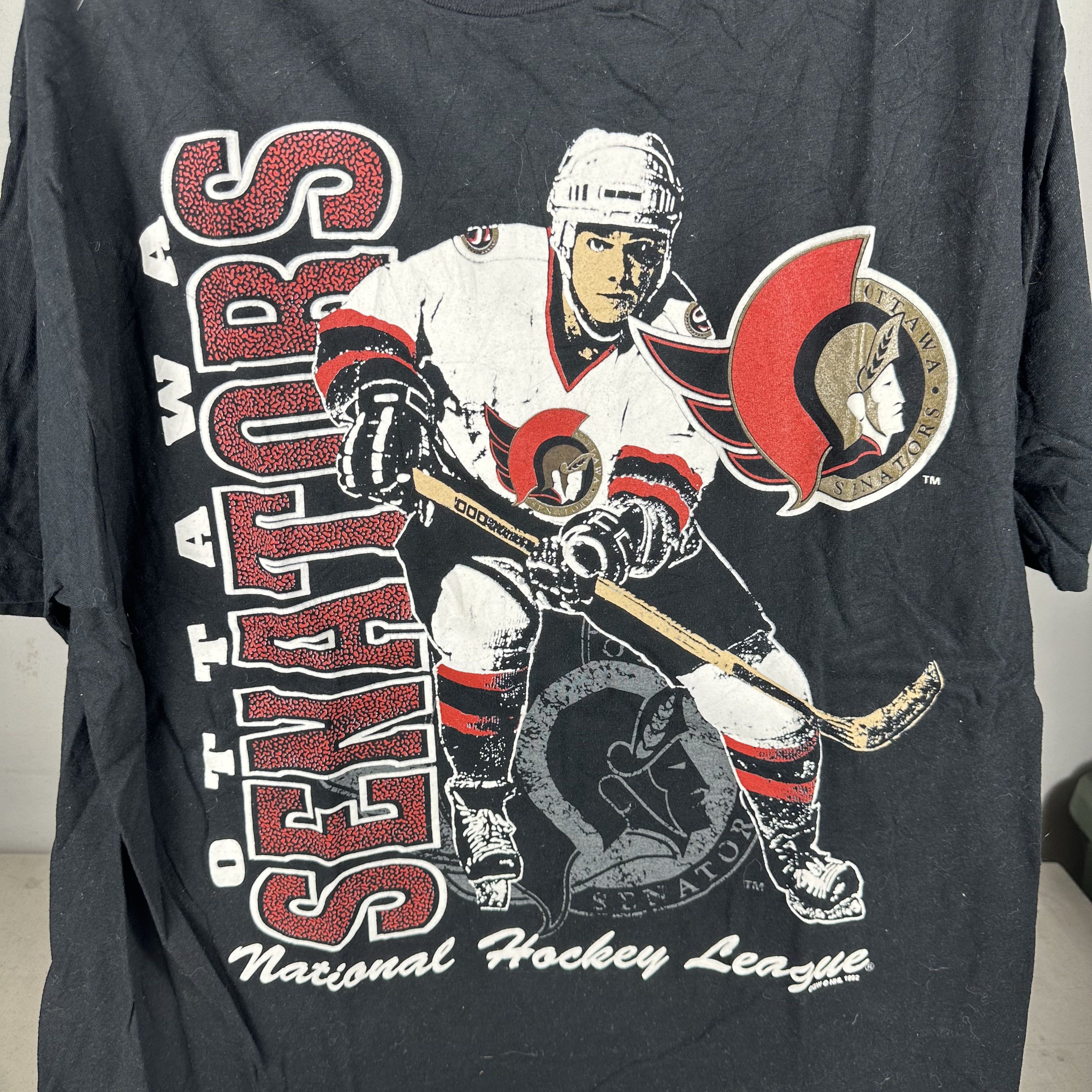 Vintage Vintage 1992 Ottawa Senators Hockey NHL T-Shirt Size US L / EU 52-54 / 3 - 2 Thumbnail