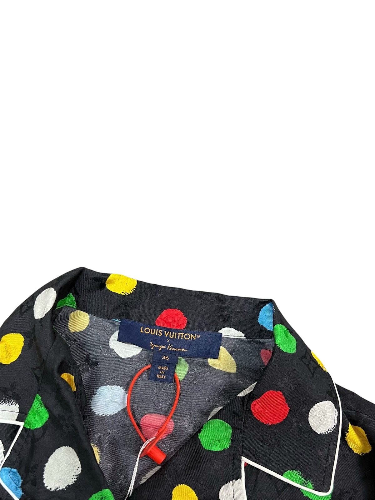 Louis Vuitton × Yayoi Kusama Louis Vuitton X Yayoi Kusama 36 Painted Dots Pajama Jacket Size XS / US 0-2 / IT 36-38 - 5 Thumbnail