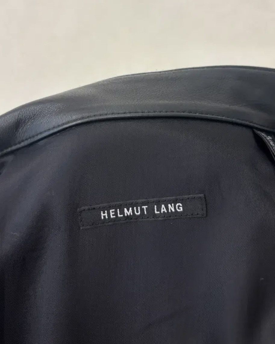 Helmut Lang Helmut Lang Asymmetry Leather Jacket Size US L / EU 52-54 / 3 - 3 Thumbnail