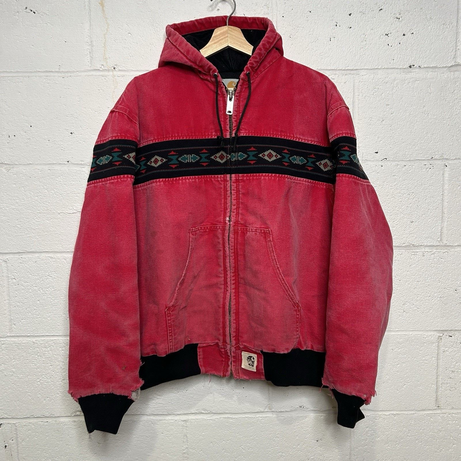 Carhartt × Streetwear × Vintage Rare💥 Vintage Carhartt Aztec