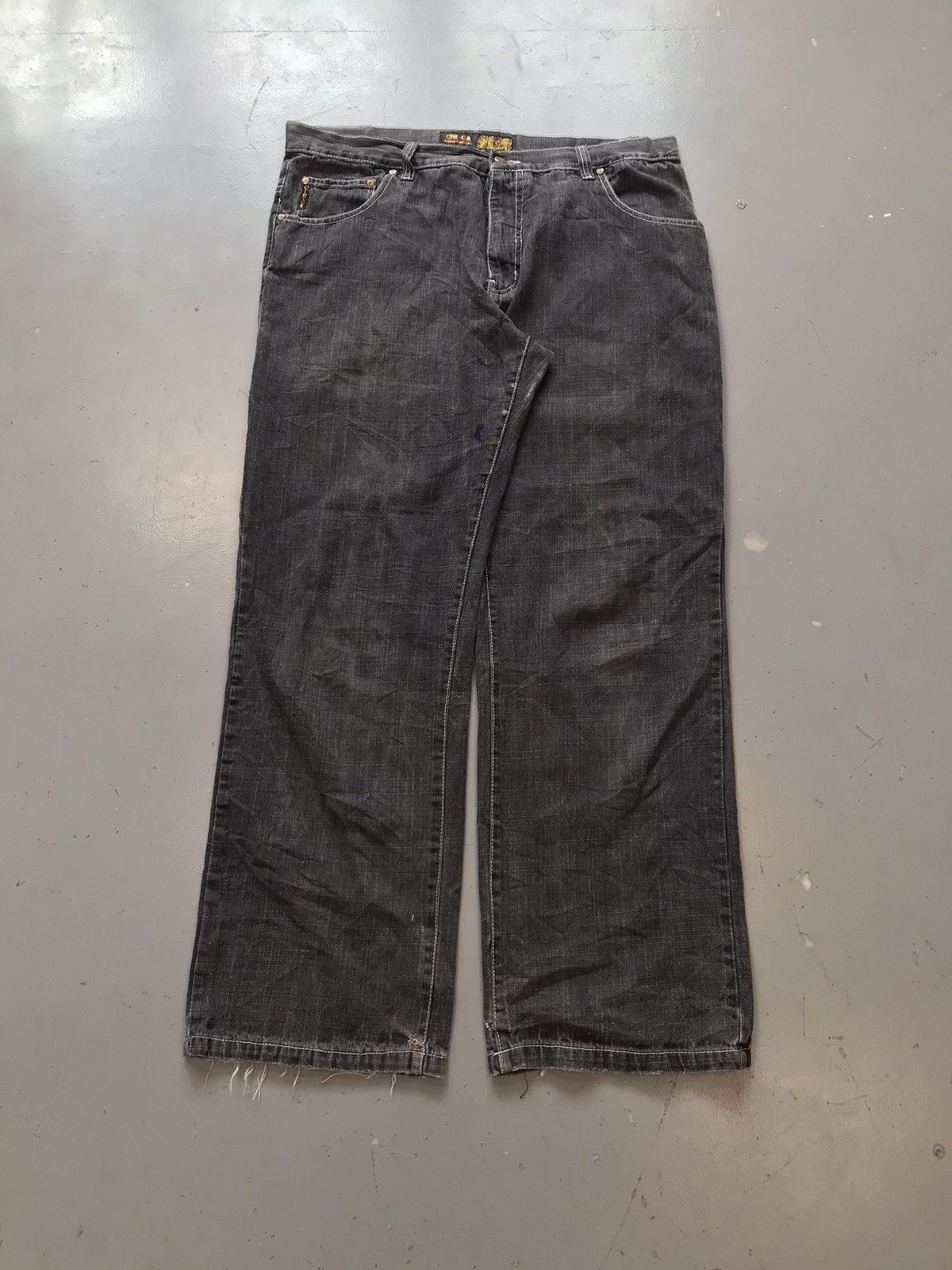 C1RCA × Southpole × Vintage Vintage cir ca white thread embroidered loose fit denim Size US 40 / EU 56 - 3 Thumbnail