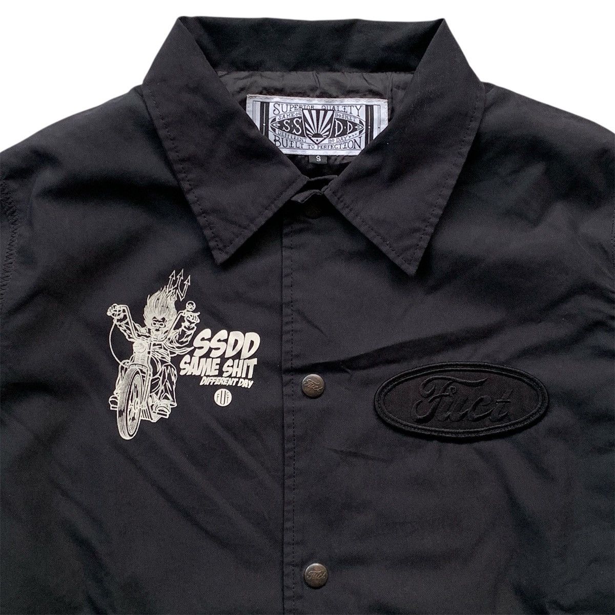 FUCT FUCT SSDD Ghost Riders Coach Jacket Size US S / EU 44-46 / 1 - 6 Thumbnail