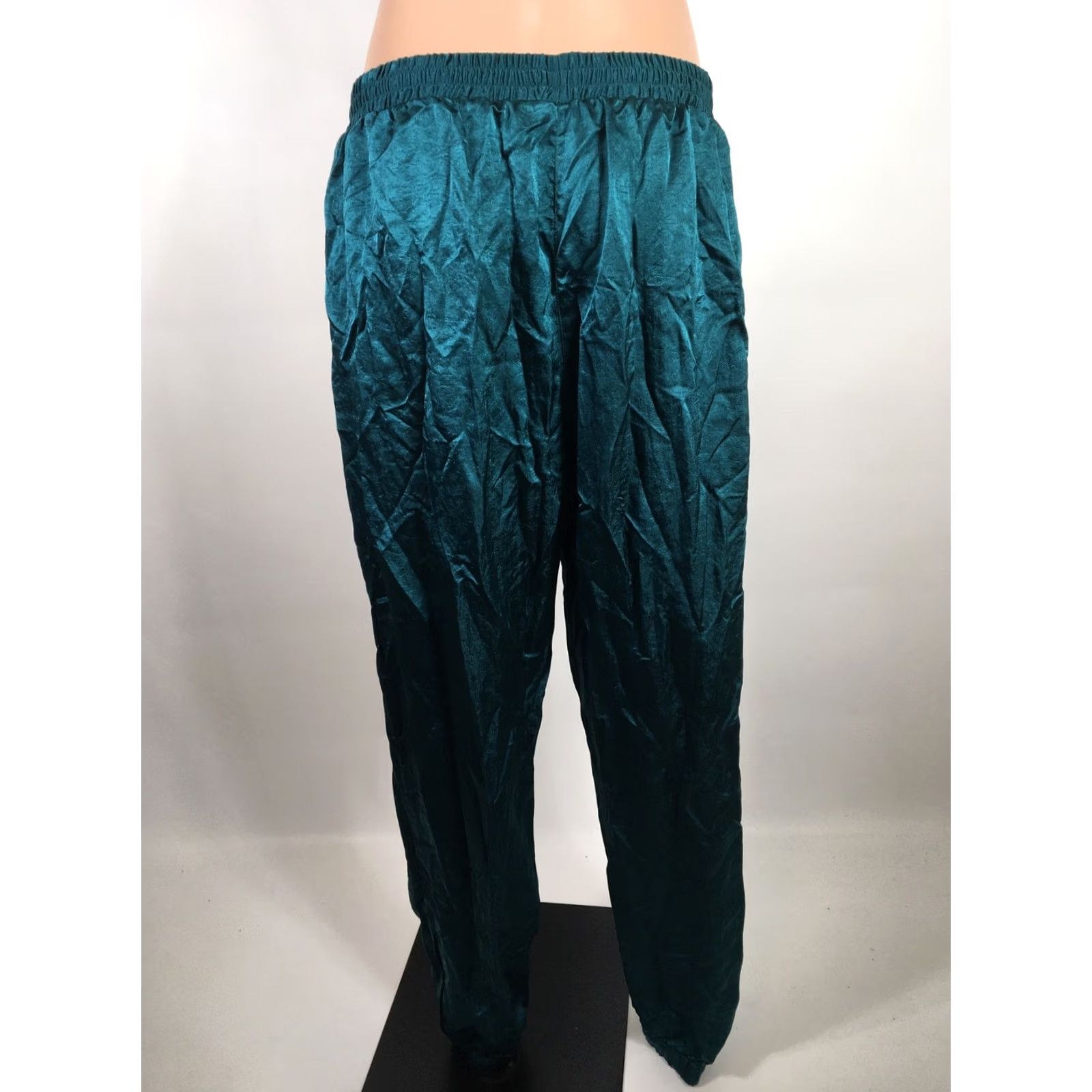 Vintage Vintage Lavon Womens Tracksuit 2 Piece Jacket & Pants XL Satin Velvet NWT NEW 80s Size 40" / US 18 - 7 Thumbnail