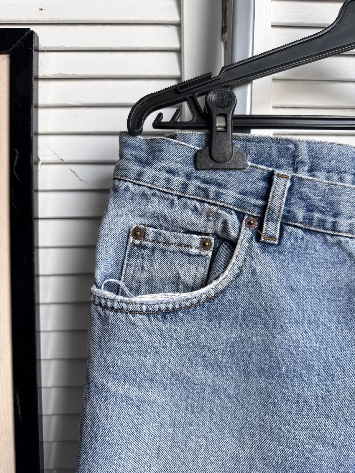 Levi's Vintage Levis 501 Light Wash Blue Denim Jeans Pants USA Size US 36 / EU 52 - 6 Thumbnail