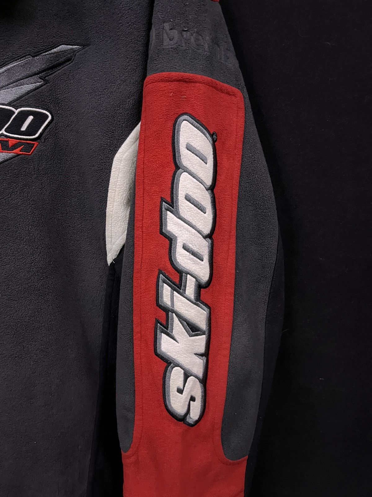 Other VINTAGE BRP SKI-DOO SPELLOUT LIGHT FLEECE JACKET Size US L / EU 52-54 / 3 - 4 Thumbnail