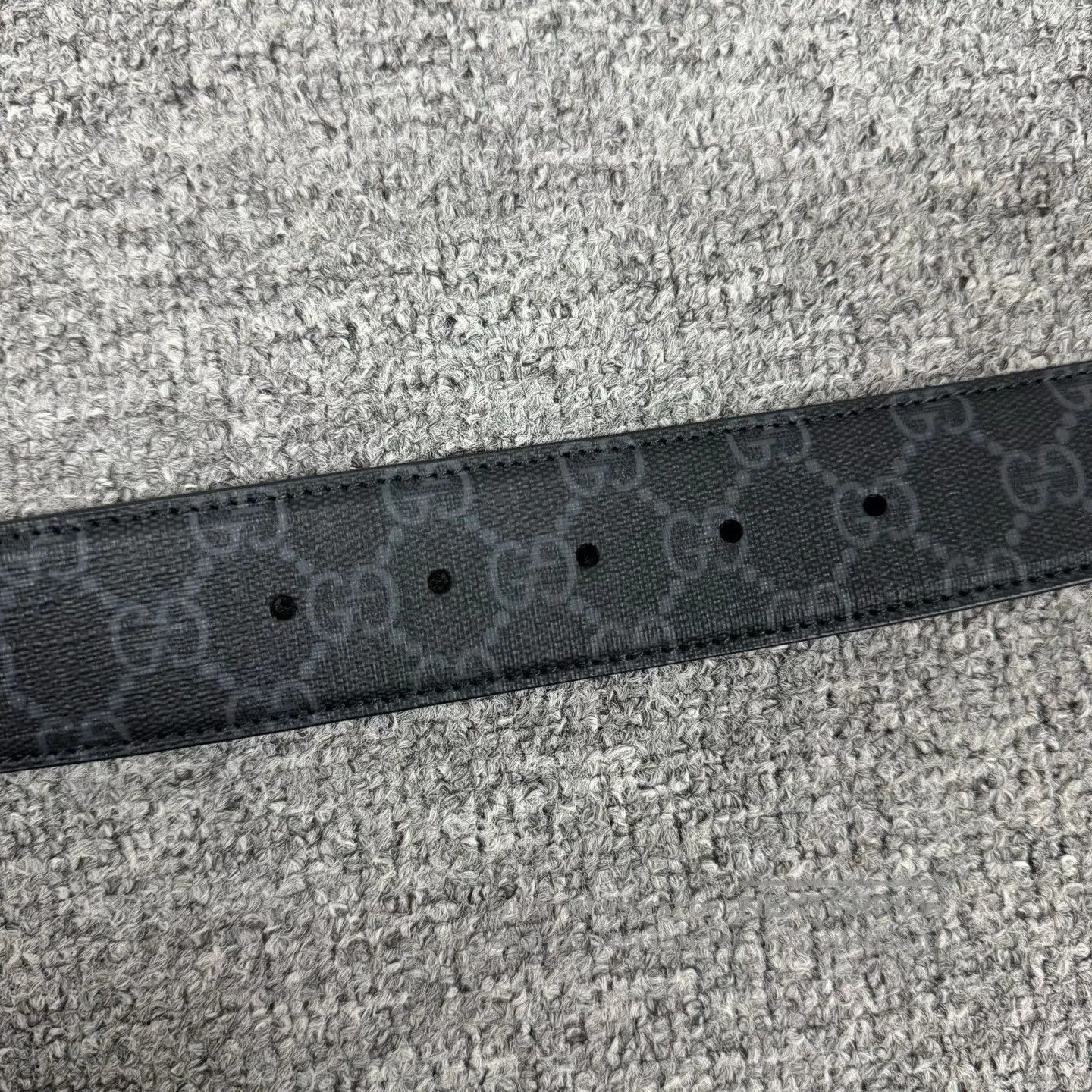 Gucci Guicci Dual-G silver buckle leather belt| Size ONE SIZE - 5 Thumbnail