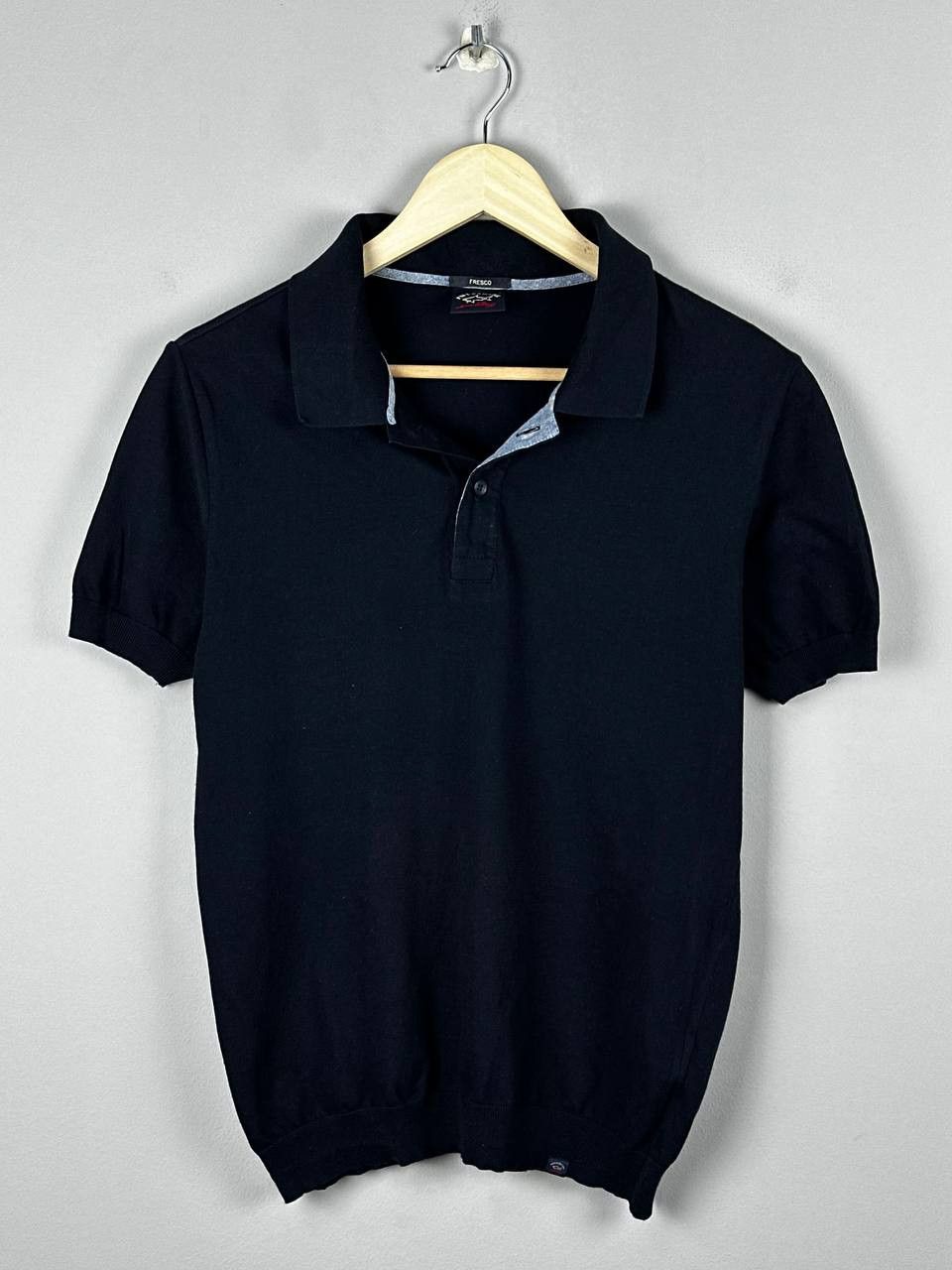Paul & Shark Paul & Shark Fresco Luxury Navy Knitted Polo T Shirt Size US M / EU 48-50 / 2 - 1 Thumbnail
