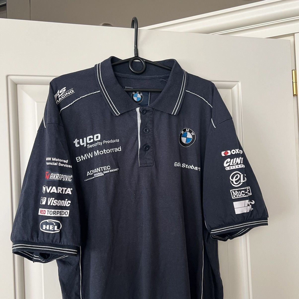 BMW Vintage BMW Racing Polo Motorrad Size US XL / EU 56 / 4 - 3 Thumbnail