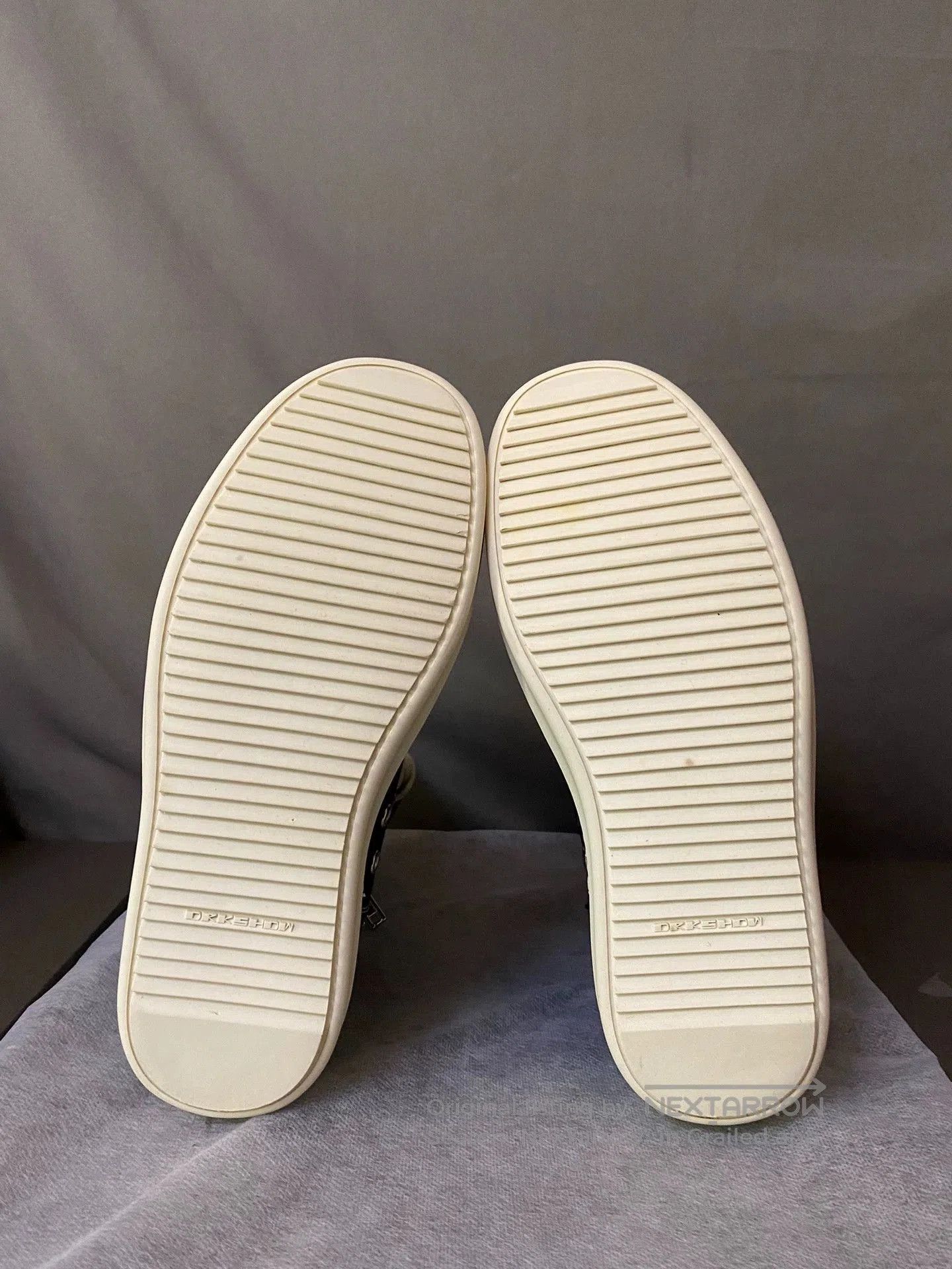 Rick Owens rick owens high-top sneakers in black and cream. Size US 8.5 / EU 41-42 - 7 Thumbnail