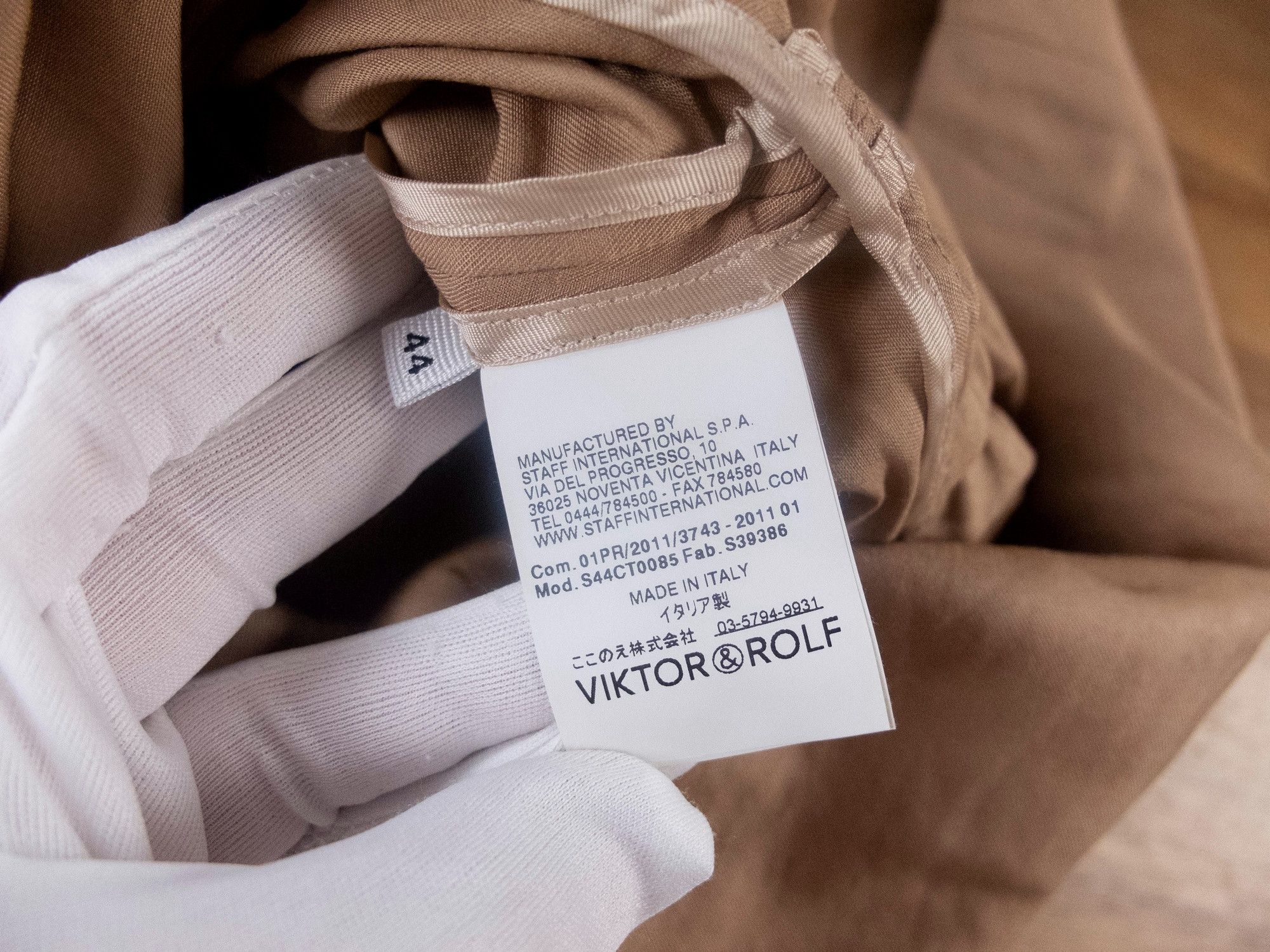 Viktor & Rolf VIKTOR & ROLF beige linen cotton belted sheath dress 8 44 Size M / US 6-8 / IT 42-44 - 9 Thumbnail