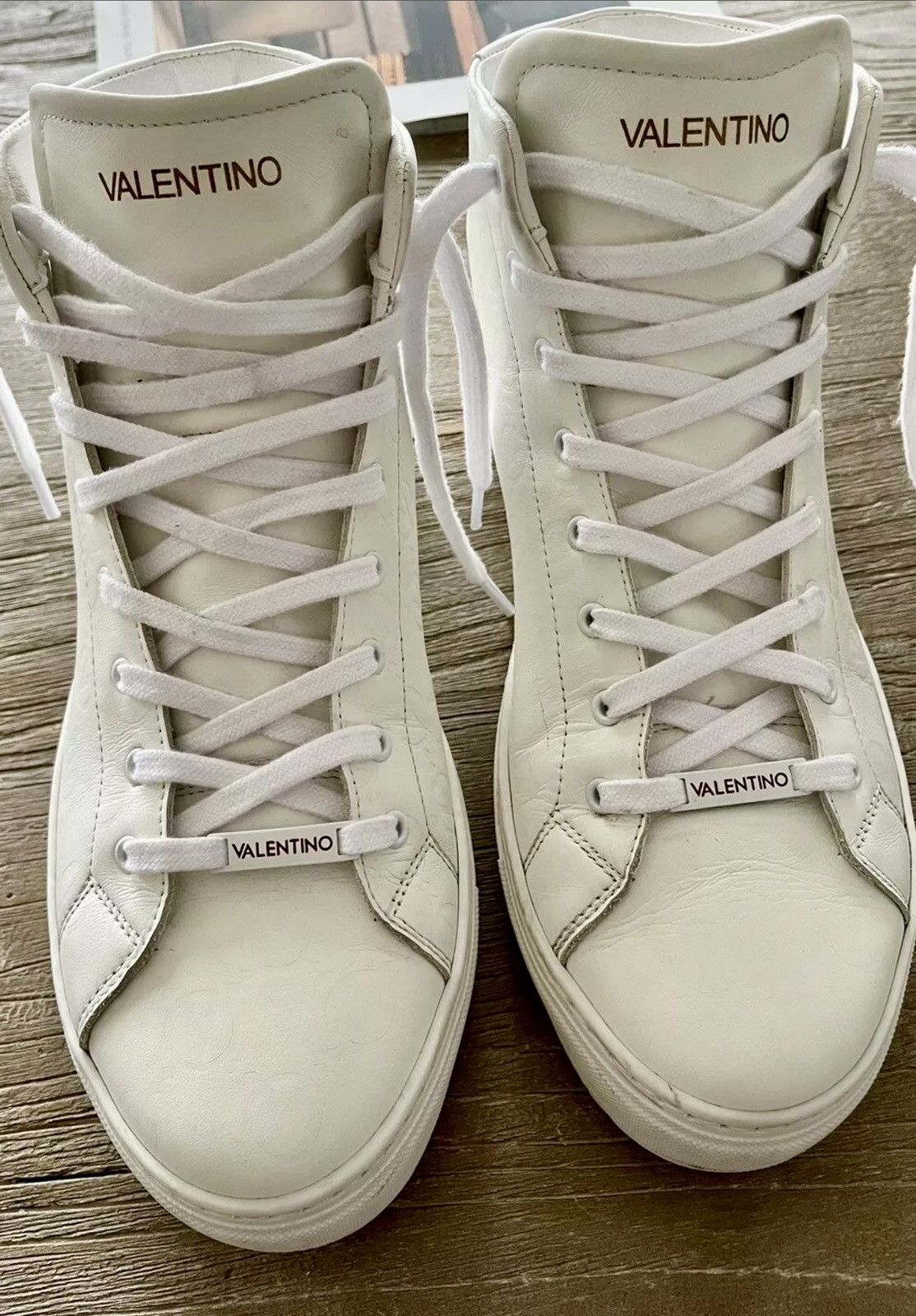 Valentino Valentino leather sneakers Size US 10.5 / EU 43-44 - 1 Thumbnail
