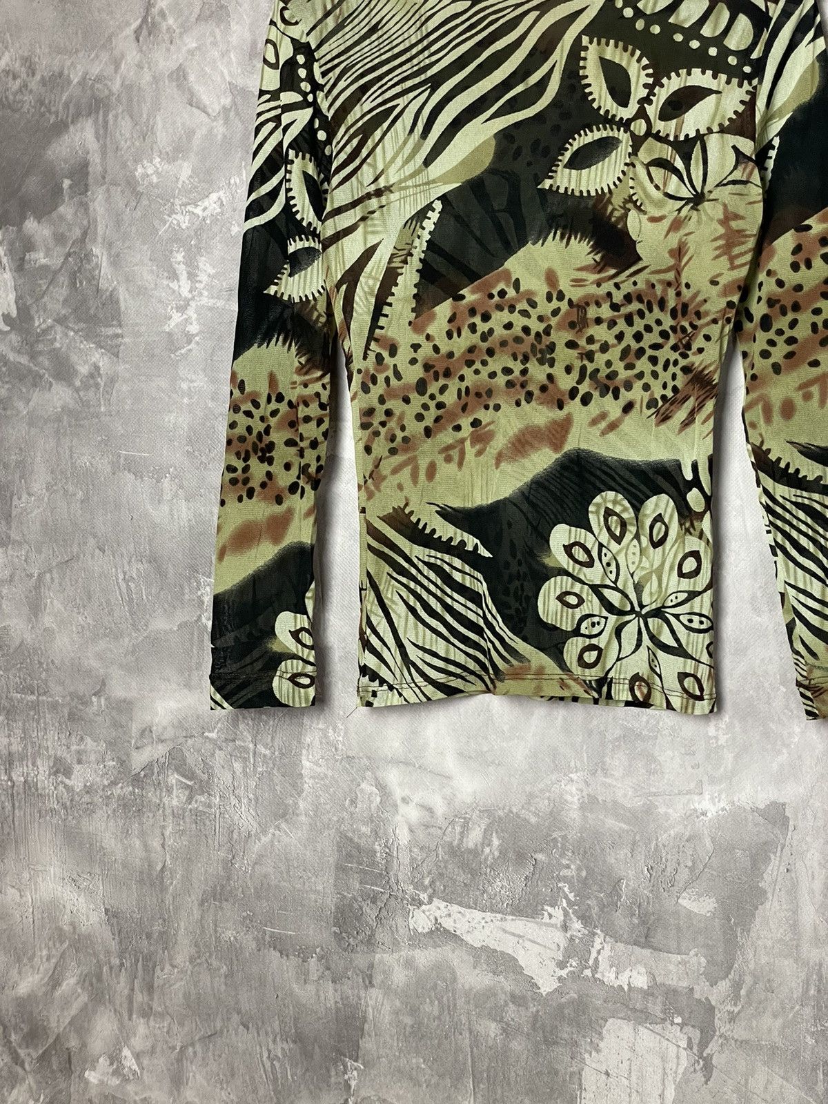 Vintage VINTAGE JEAN PAUL GAULTIER STYLE Y2K MESH LONG SLEEVE Size ONE SIZE - 5 Thumbnail