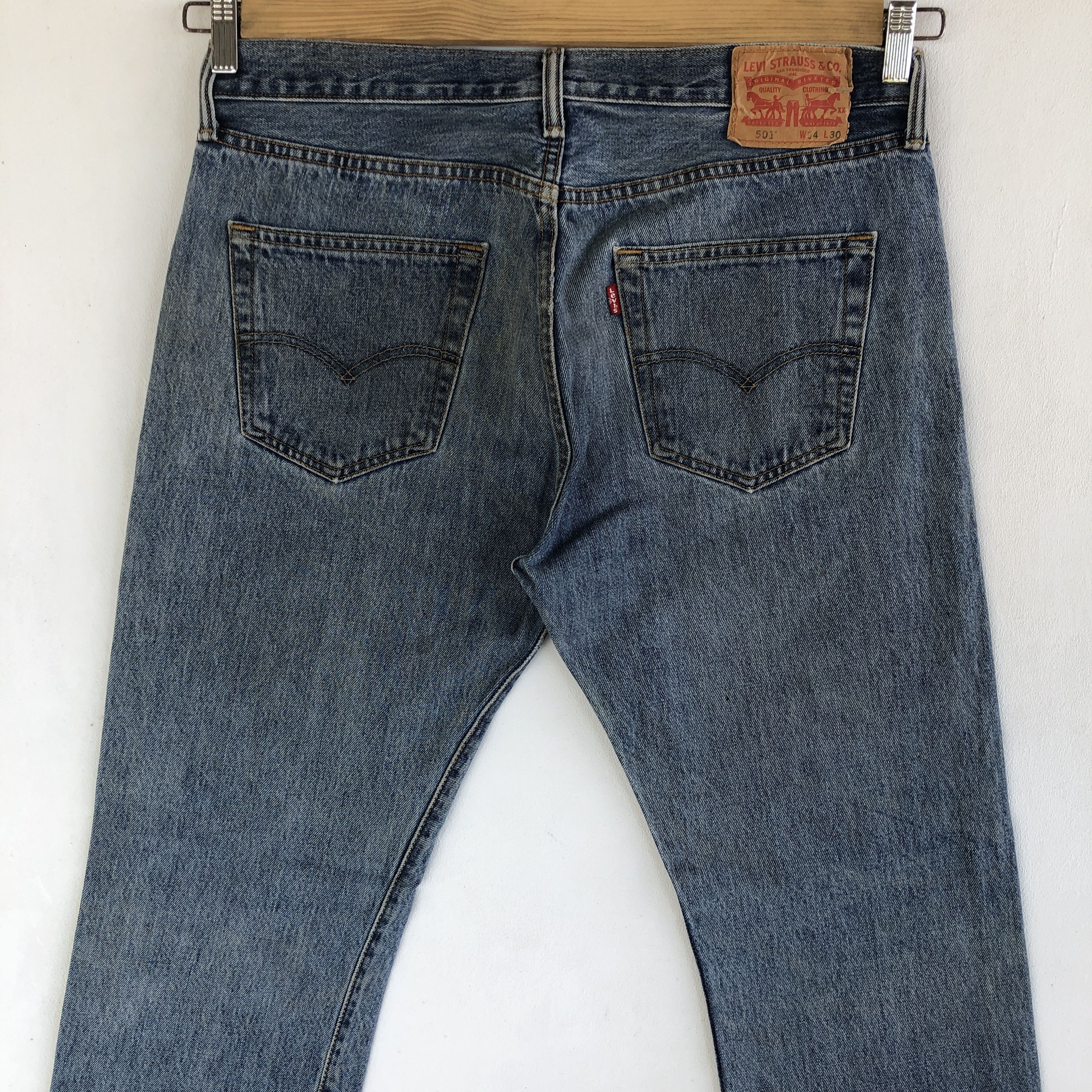 Levi's Vintage Levi's 501 Sun Faded Jeans Levis 501 Dirty Denim Size US 34 / EU 50 - 4 Thumbnail