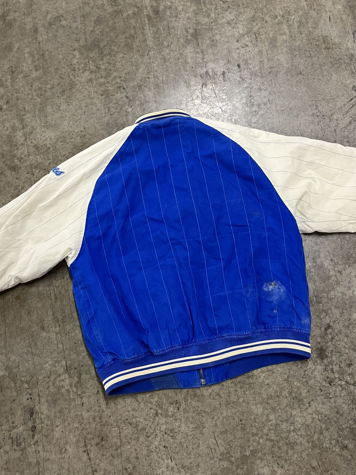 Vintage Atlanta braves vintage pin stripe Mitchell and ness jacket Size US L / EU 52-54 / 3 - 9 Thumbnail