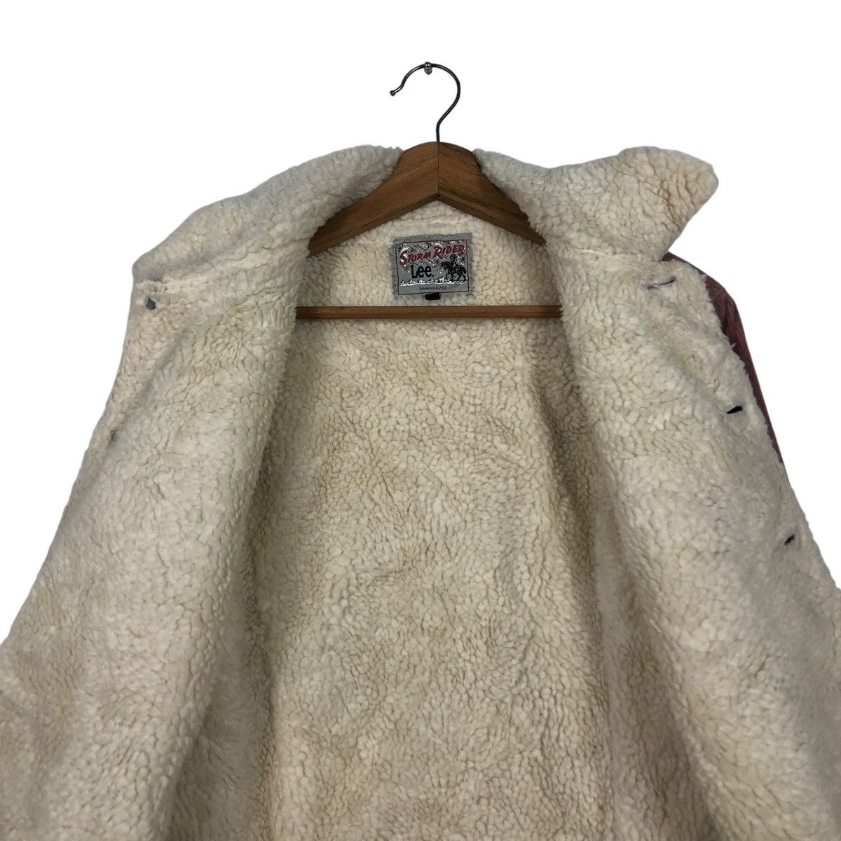 Japanese Brand 🔥VTG BIKER TRUCKER JACKET SHERPA LINING LEE STORM RIDER Size US M / EU 48-50 / 2 - 16 Thumbnail