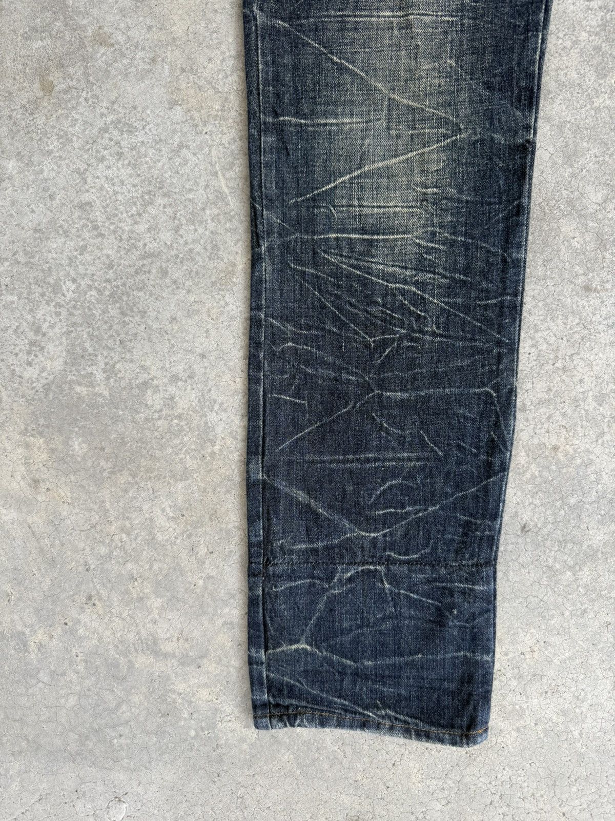 Hysteric Glamour Japanese Nylaus Double Waist Distressed Jeans Size US 32 / EU 48 - 6 Thumbnail