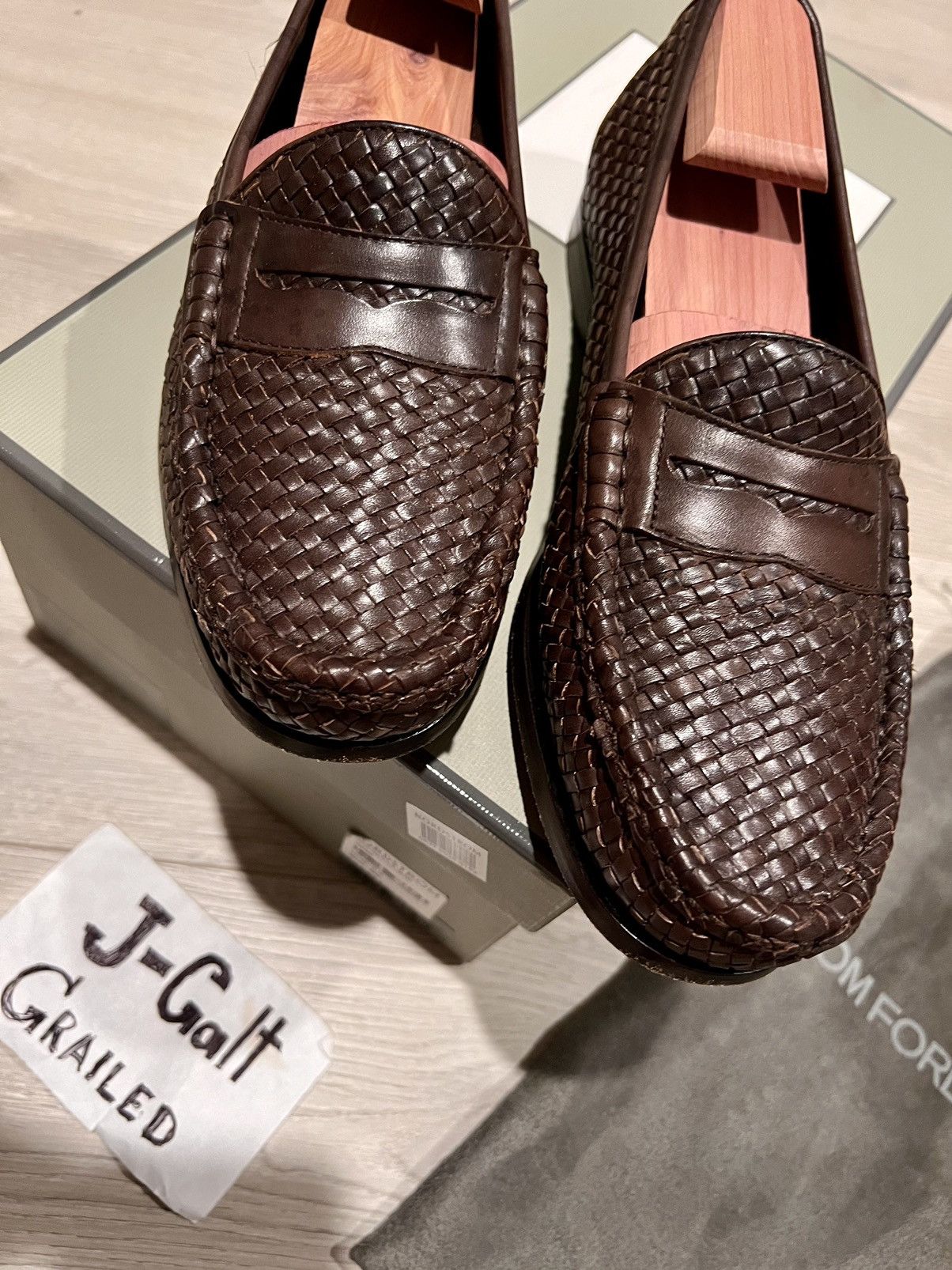 Tom Ford TOM FORD Neville Woven Penny Loafer | Grailed