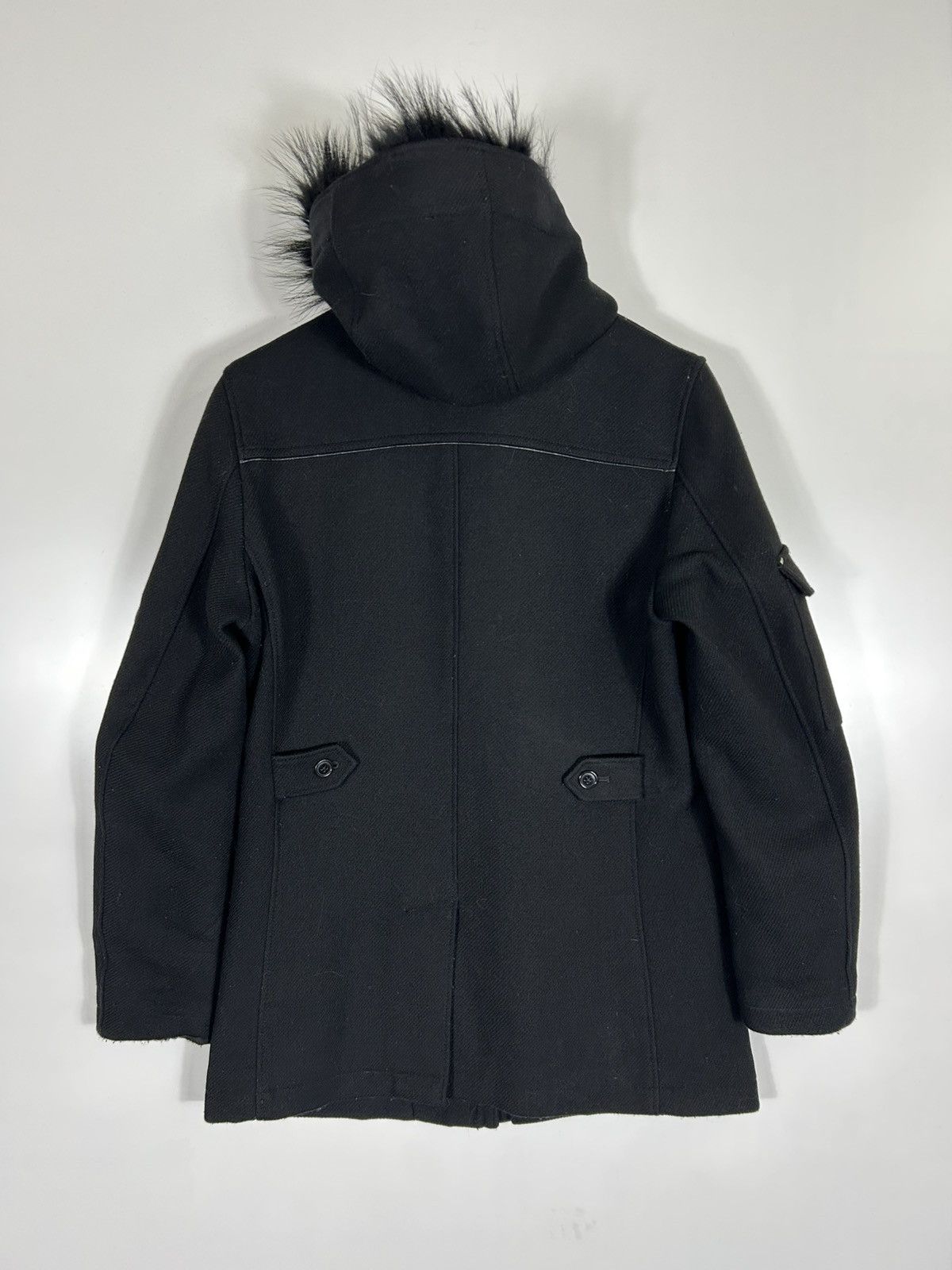 Katharine Hamnett London ⚡️Vintage Katherine Hamnett London Wool Hooded Jacket Size US M / EU 48-50 / 2 - 11 Thumbnail