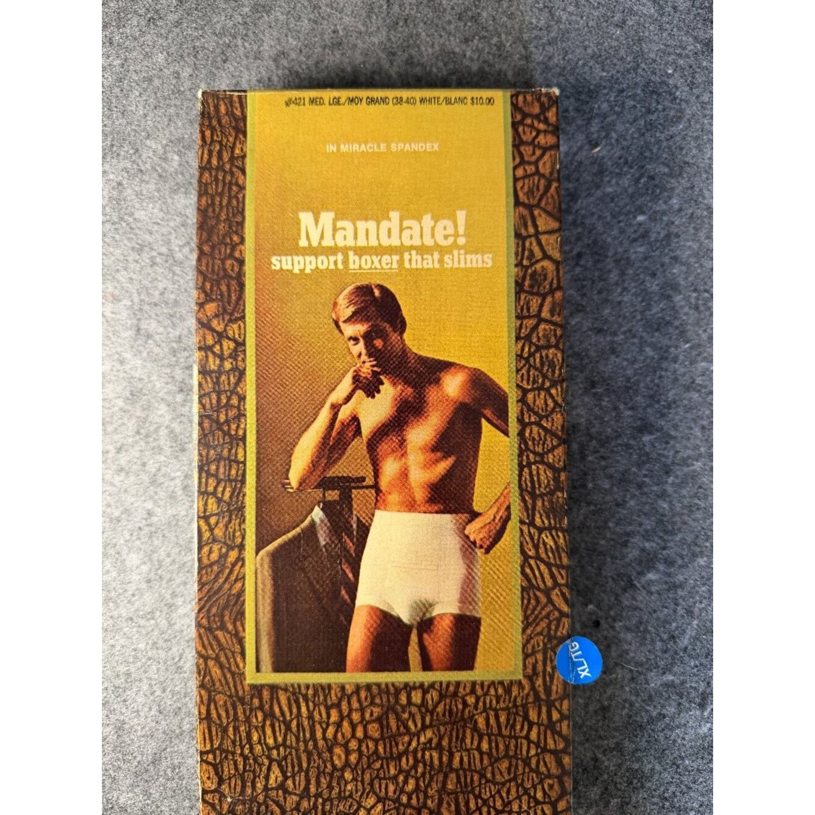 & Other Stories Mandate Support Boxer Vintage Men’s Underwear White New Size 34 - 1 Thumbnail
